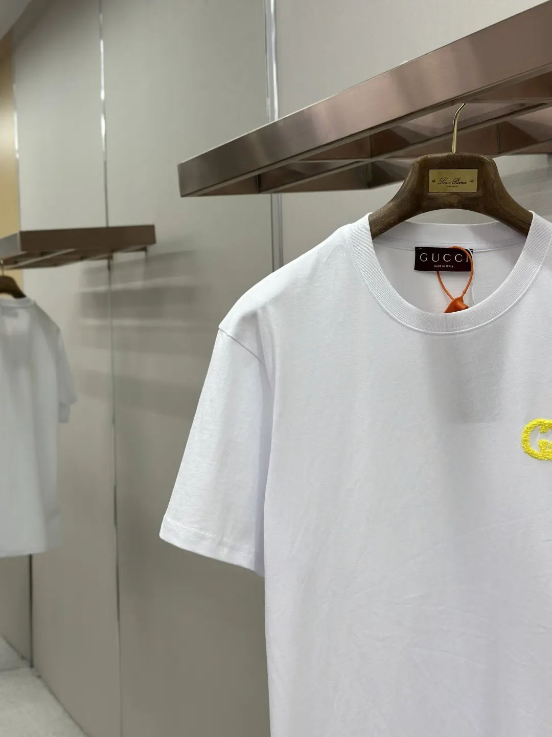 Gucci Double G Embroidery Short Sleeve T-Shirt Image 5 Gucci Double G Embroidery Short Sleeve T-Shirt Image 5