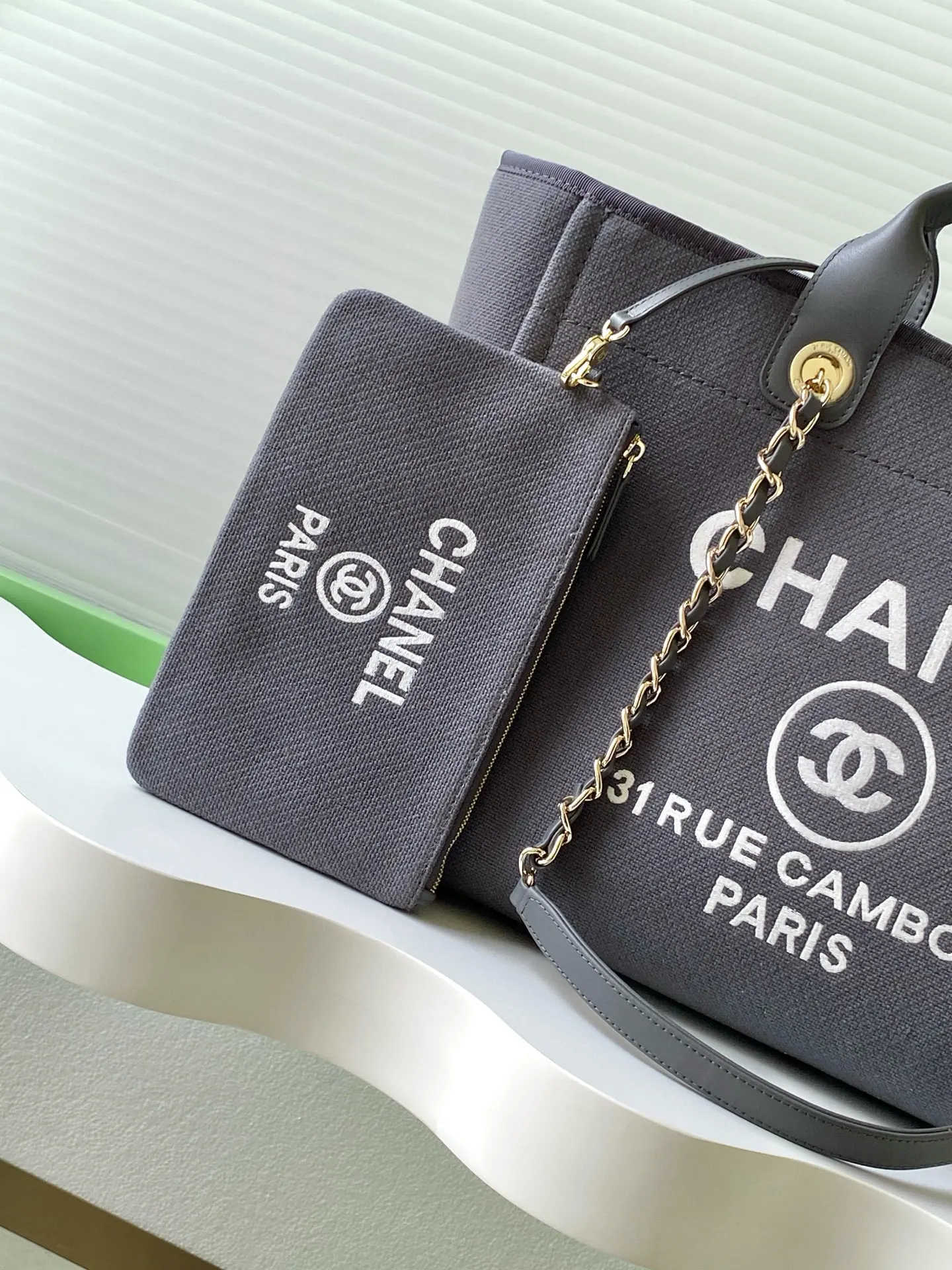 CHANEL 小牛皮 旅行包 大容量旅行款