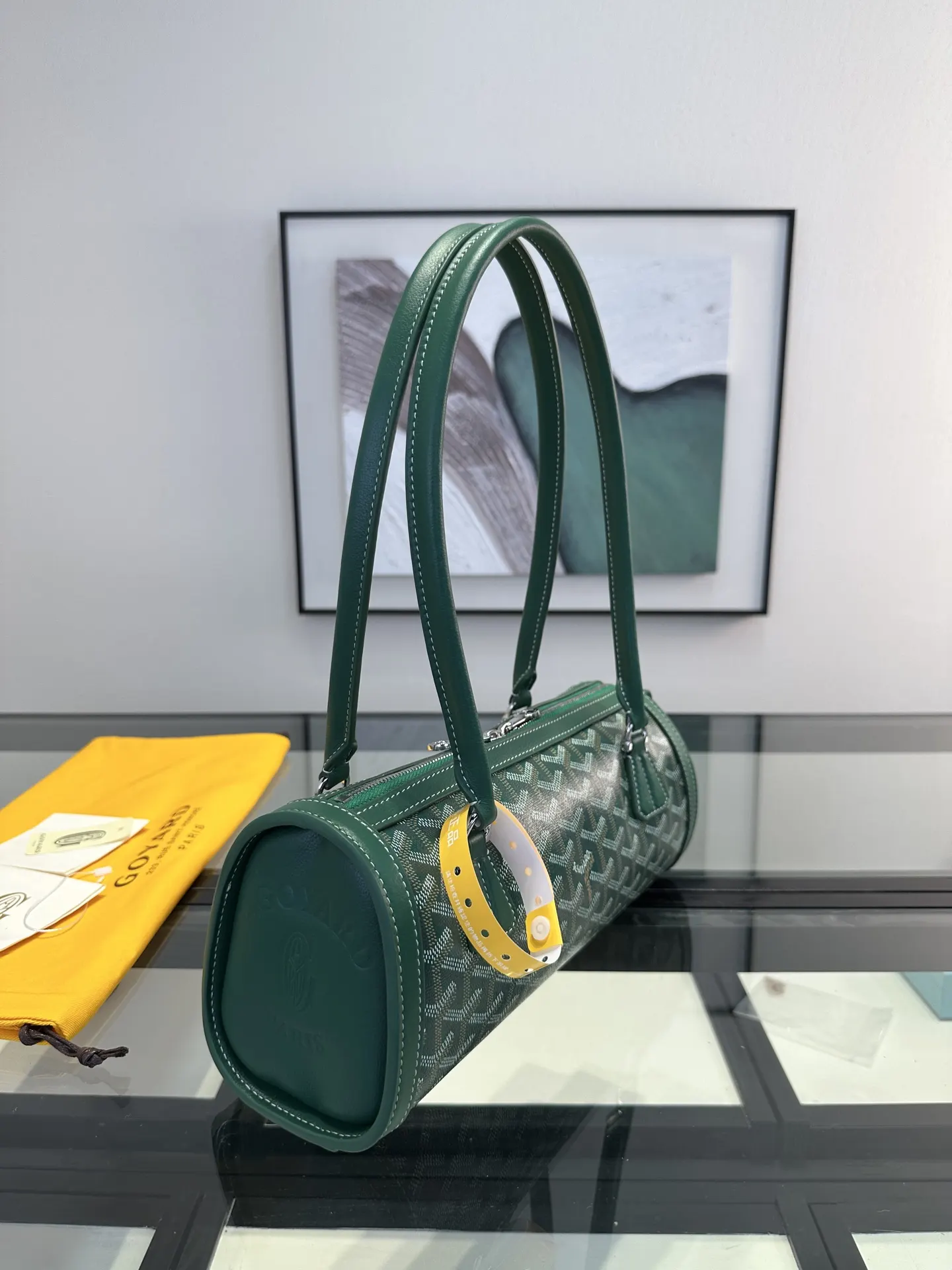 Goyard 绿色 手提随性 腋下时髦 轻松适 通勤约会各种场合 腋下包 复古腋下背款