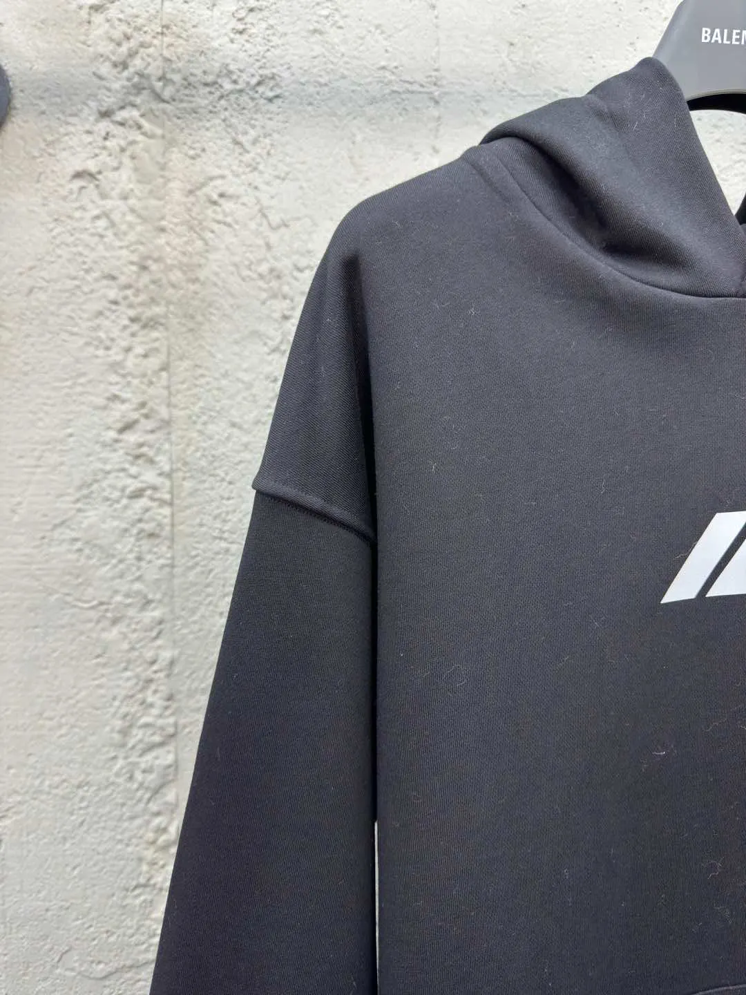 Balenciaga Logo 卫衣 黑色