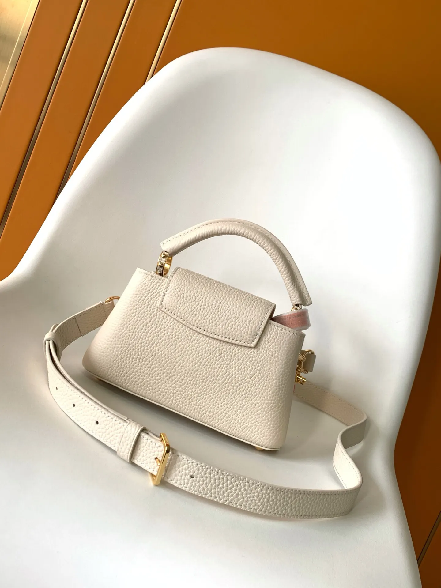 LV 黑色老花Keepall旅行袋 皮革肩带款｜ORBUYBAG 岚奢包高端时尚精品