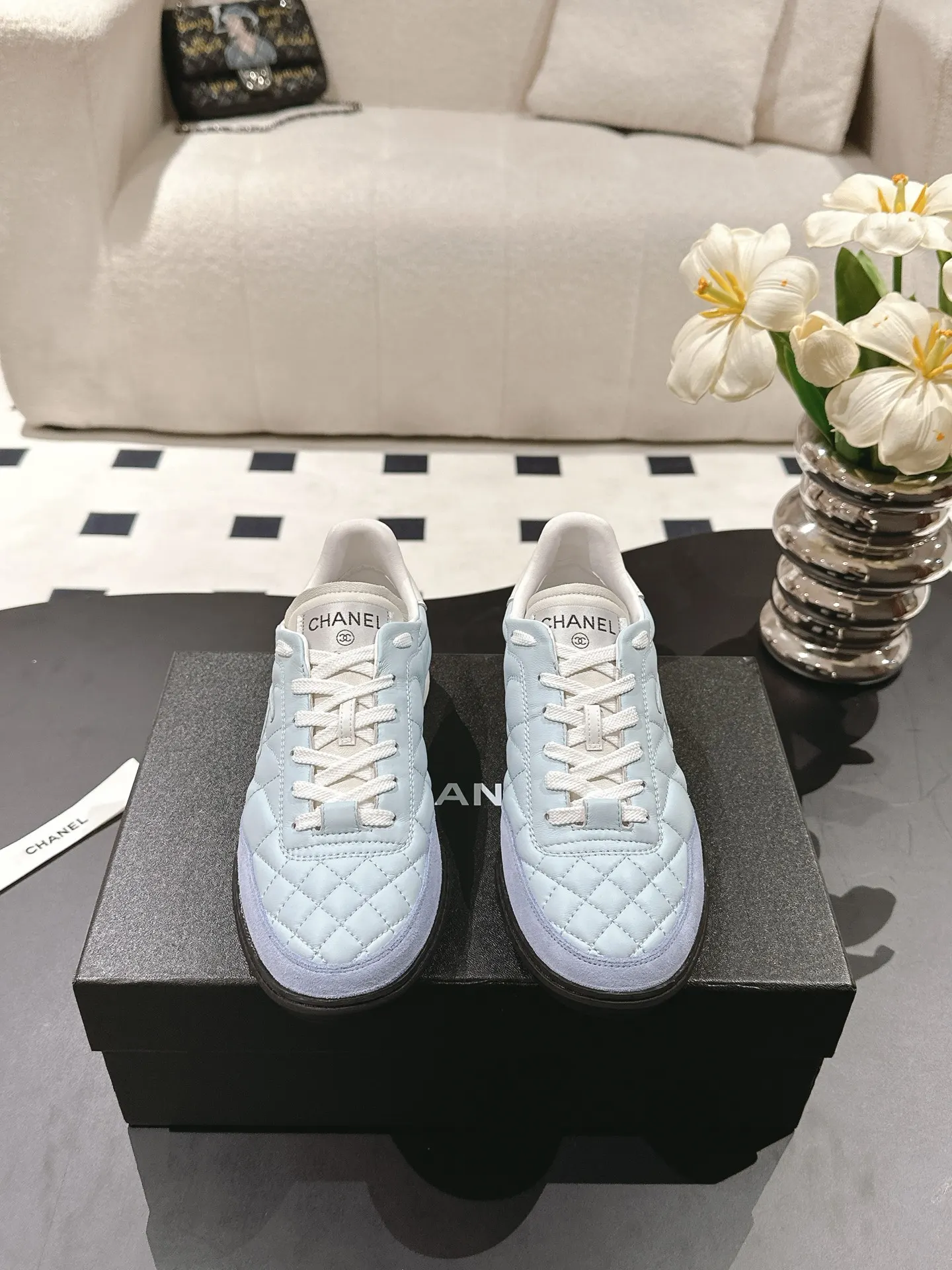 Chanel Sheepskin Shoes Sneakers