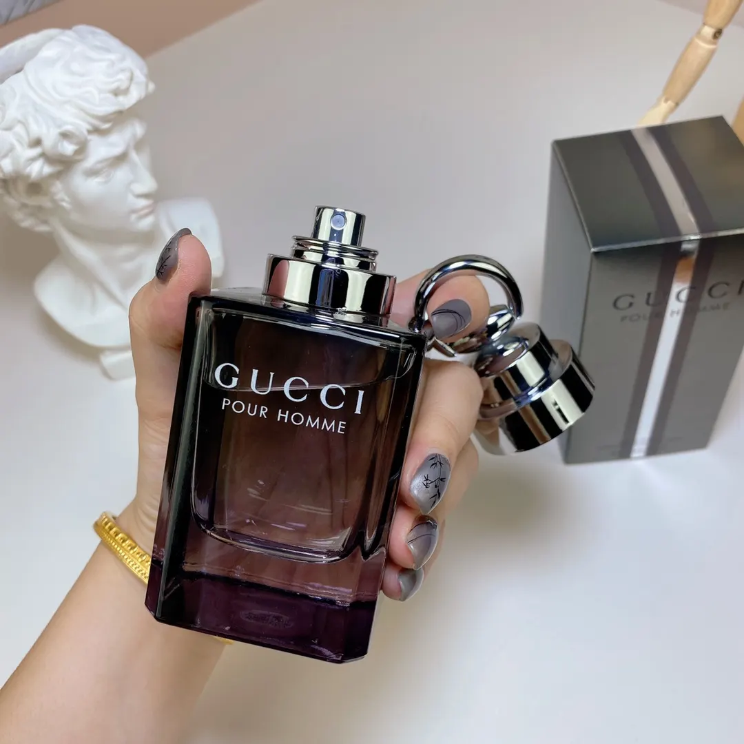 Gucci Guilty 罪爱系列灰紫色男士香水黑盒礼装