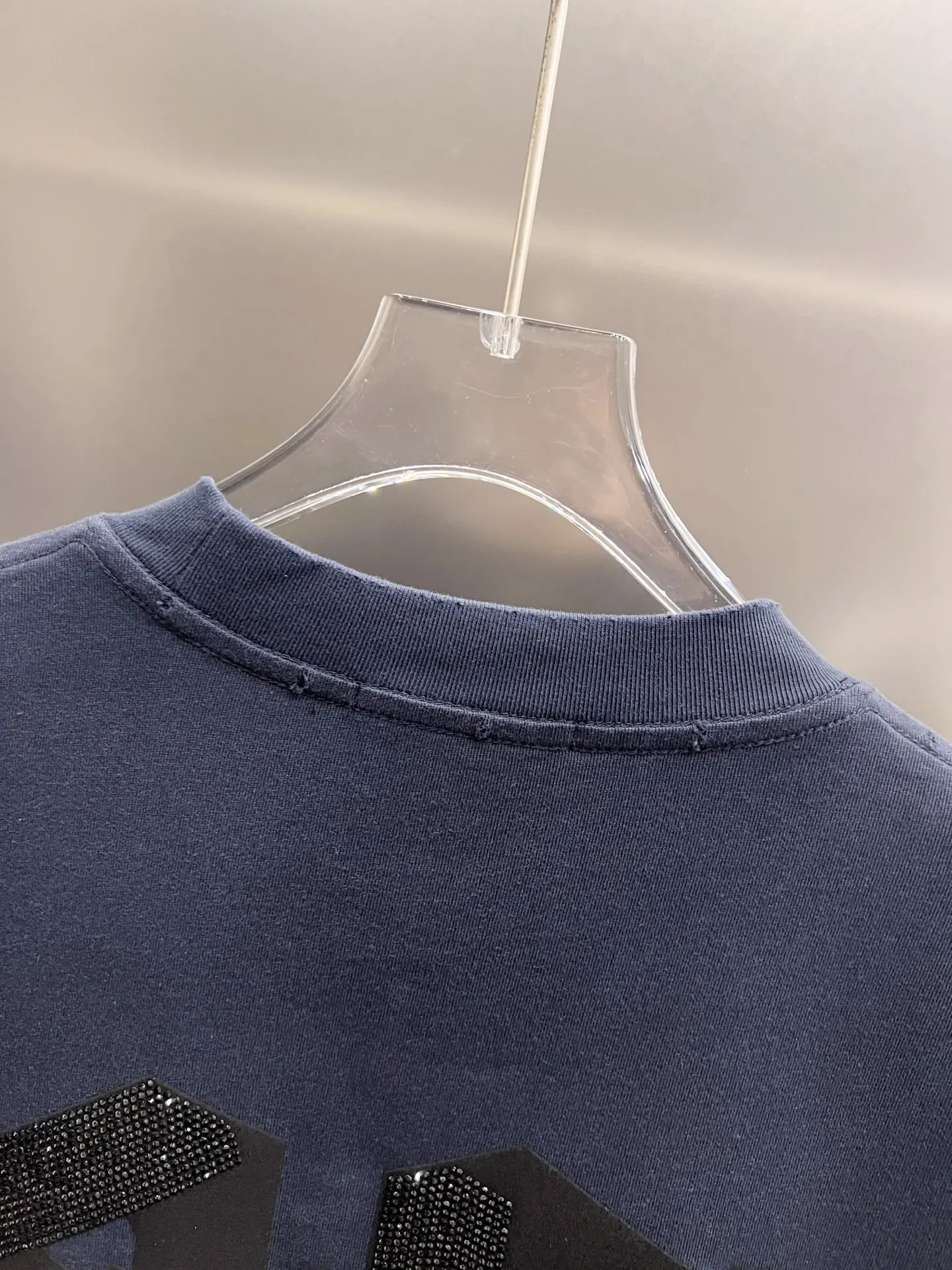 Balenciaga 黑色 Logo 短袖T恤 宽松休闲