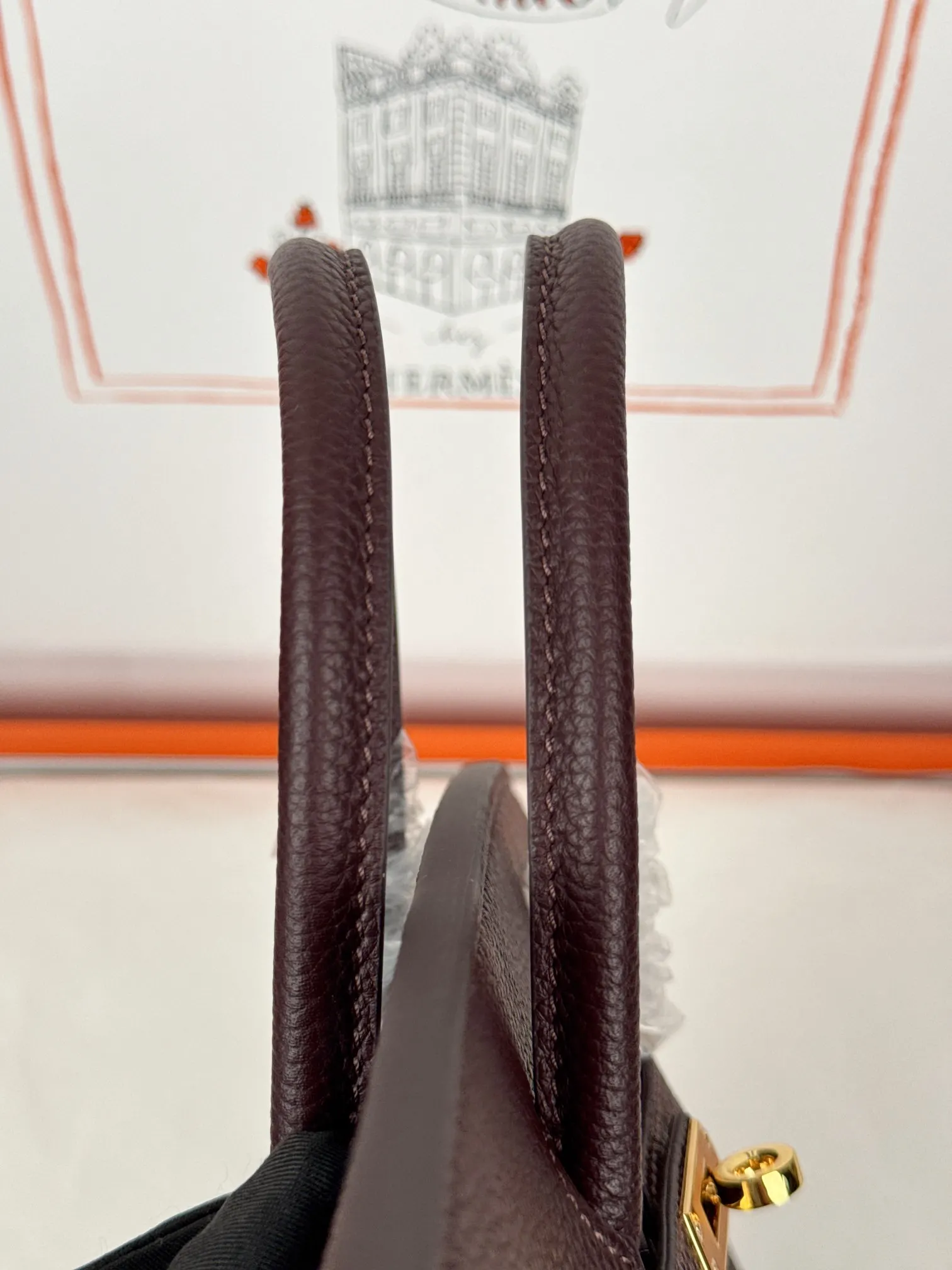 Top Handle Bag Commuter Leather
