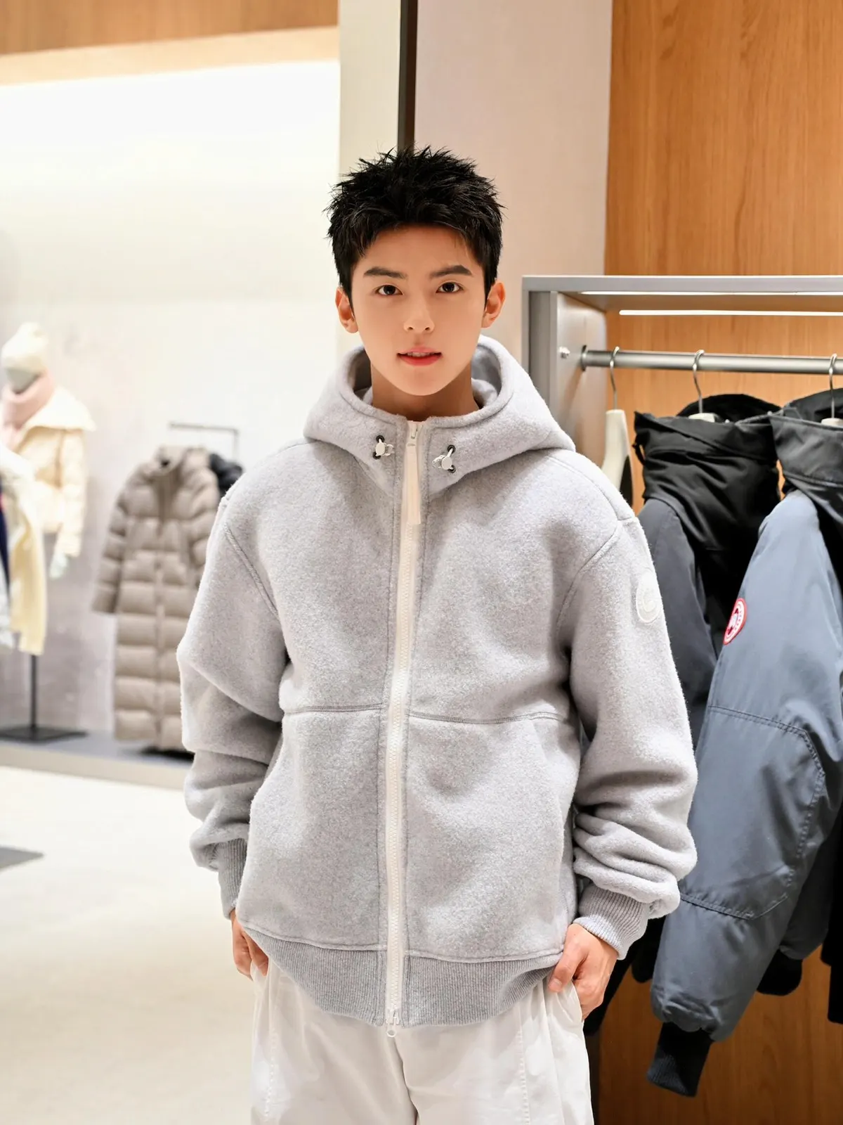 Canada Goose 花灰 羊毛 外套 通勤休閒款(數字6) Canada Goose 花灰 羊毛 外套 通勤休閒款(數字6)