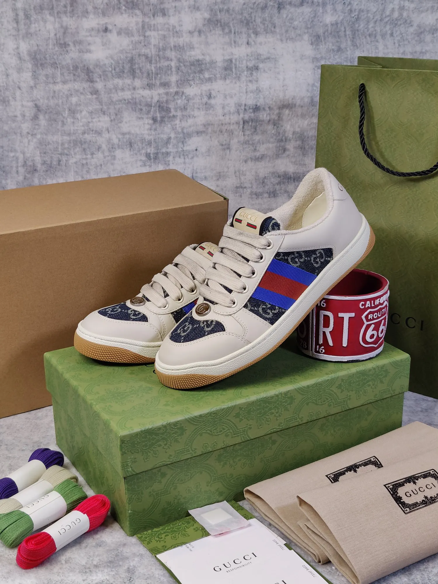 Gucci Logo休闲运动鞋 百搭款