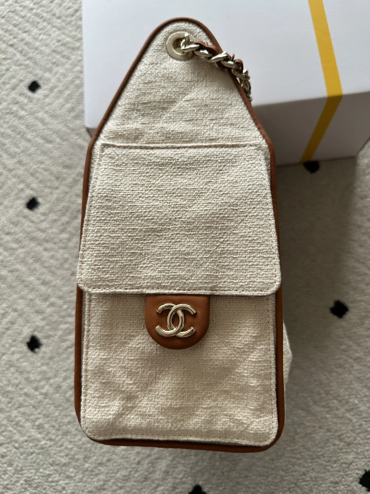 CHANEL 牛皮 腋下包 复古腋下背款