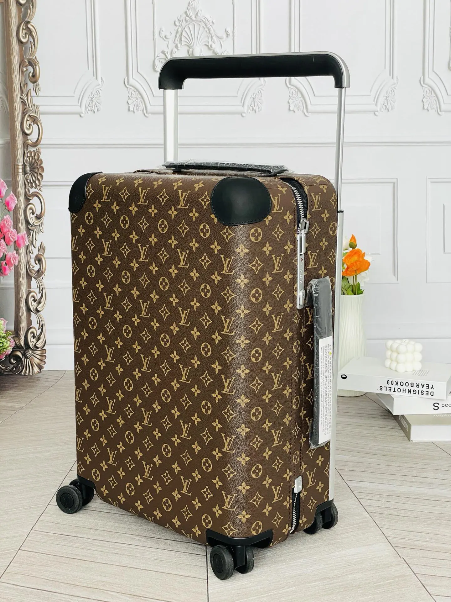 Silver Carry-On Suitcase Travel Lightweight