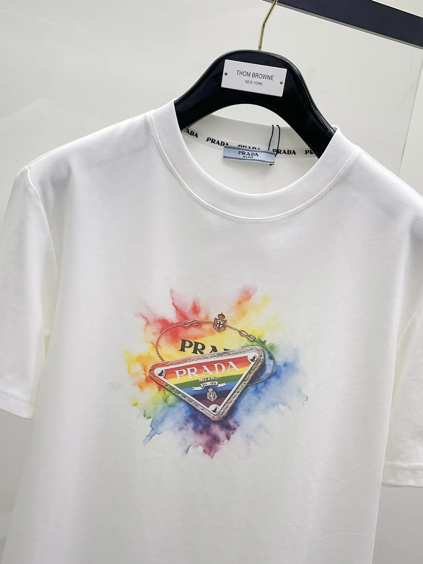 Prada 马 贺岁 棉质 Logo 短袖T恤