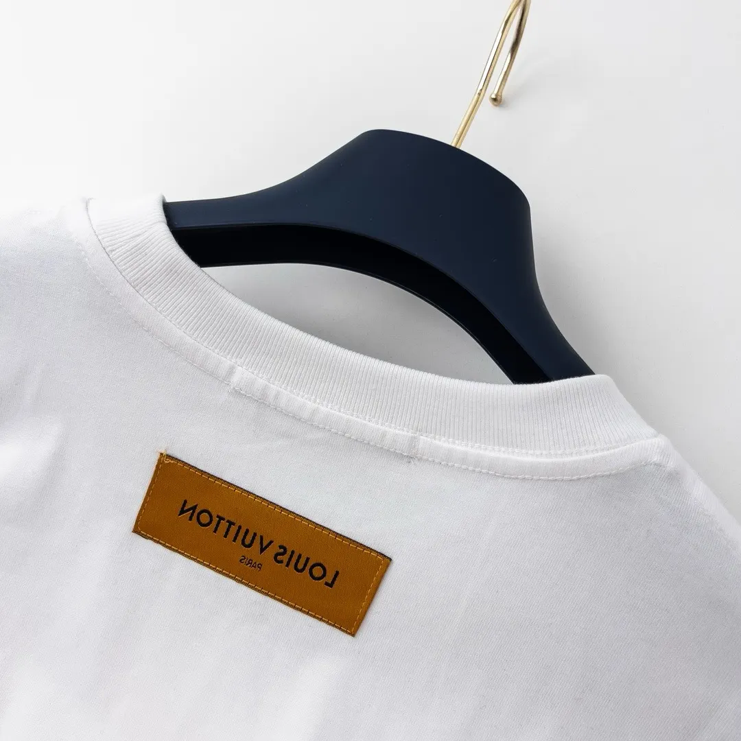 Louis Vuitton 白色 Logo 字母 短袖T恤
