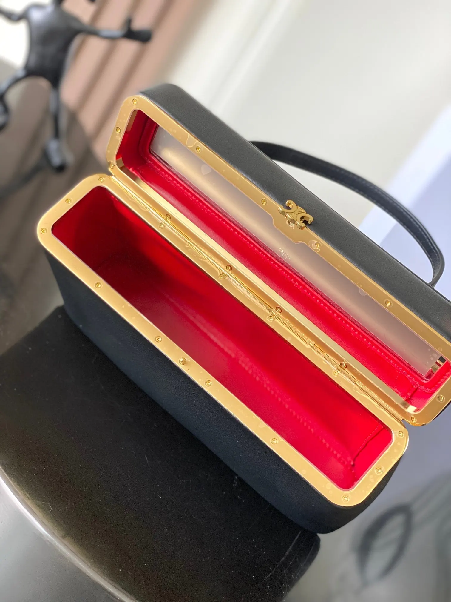 黑色 紅色 Ce Rectangle Ce这只包 把 化妝包 便携收納款(數字9) 黑色 紅色 Ce Rectangle Ce这只包 把 化妝包 便携收納款(數字9)