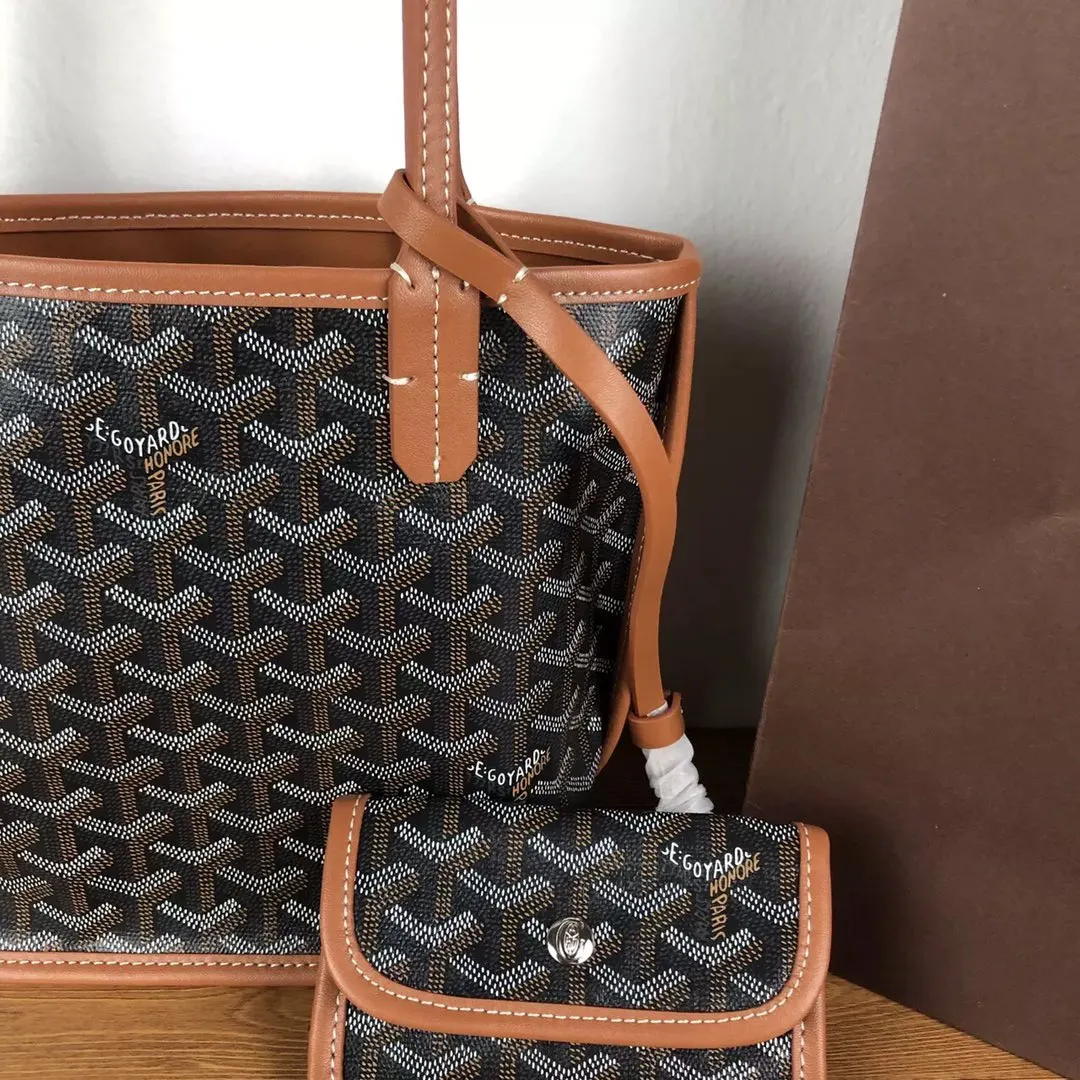 Goyard 双面对花mini购物袋多色低调又經典的Y字花纹 非常 旅行袋 大容量旅行款