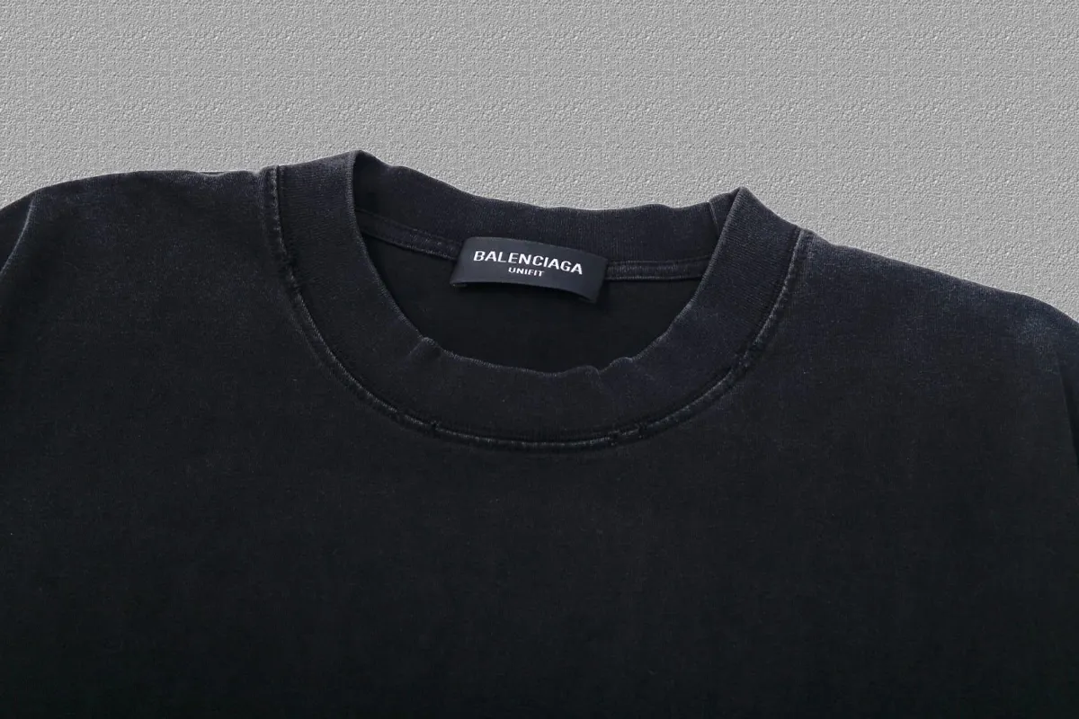 Balenciaga Paris 黑色 短袖T恤(數字5) Balenciaga Paris 黑色 短袖T恤(數字5)