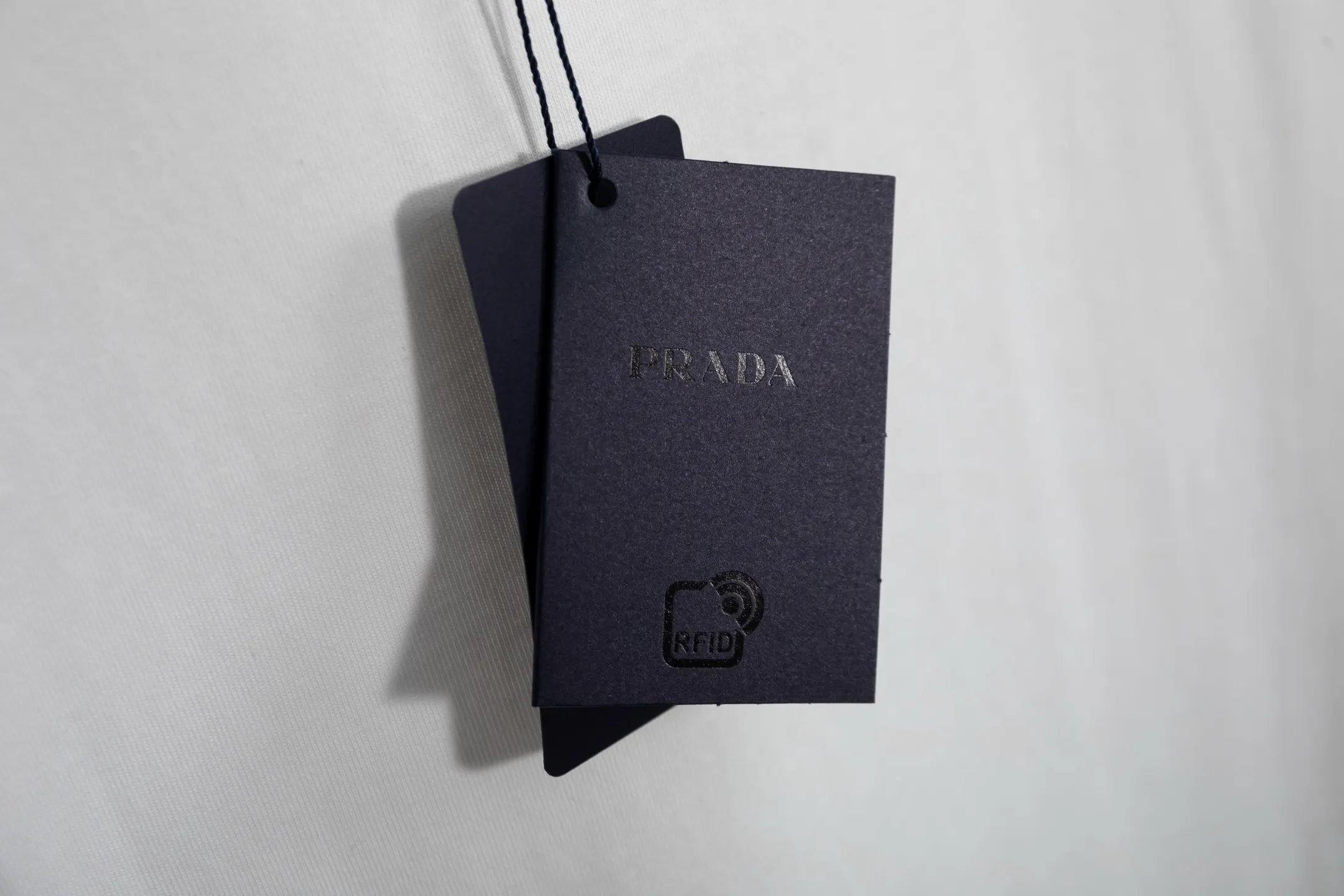 PRADA 贴布字母刺绣 短袖T恤 高克重休闲款