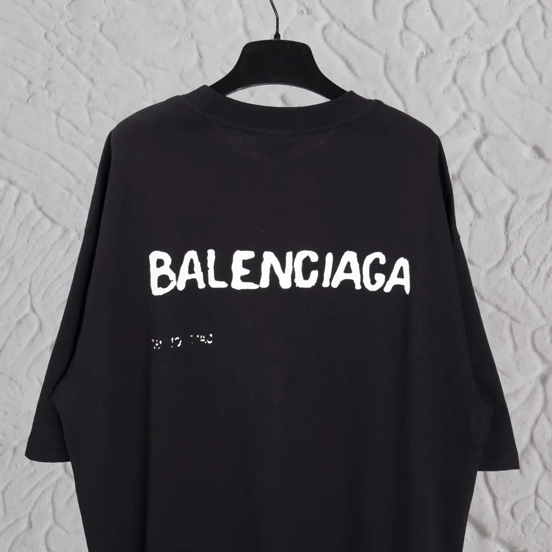 Balenciaga Logo Short Sleeve T-Shirt Street