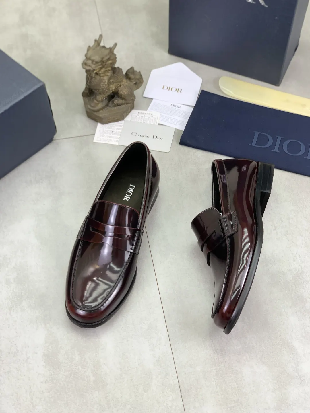 Dior 小牛皮鞋履 舒适 乐福鞋