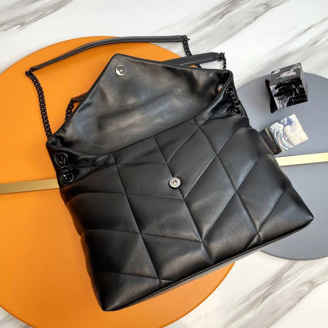 Black Silver Chain Bag