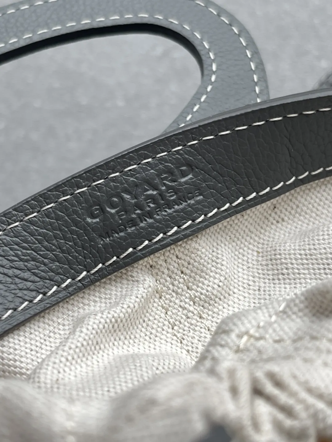 Goyard 灰色 皮革 水桶包 休閒水桶款