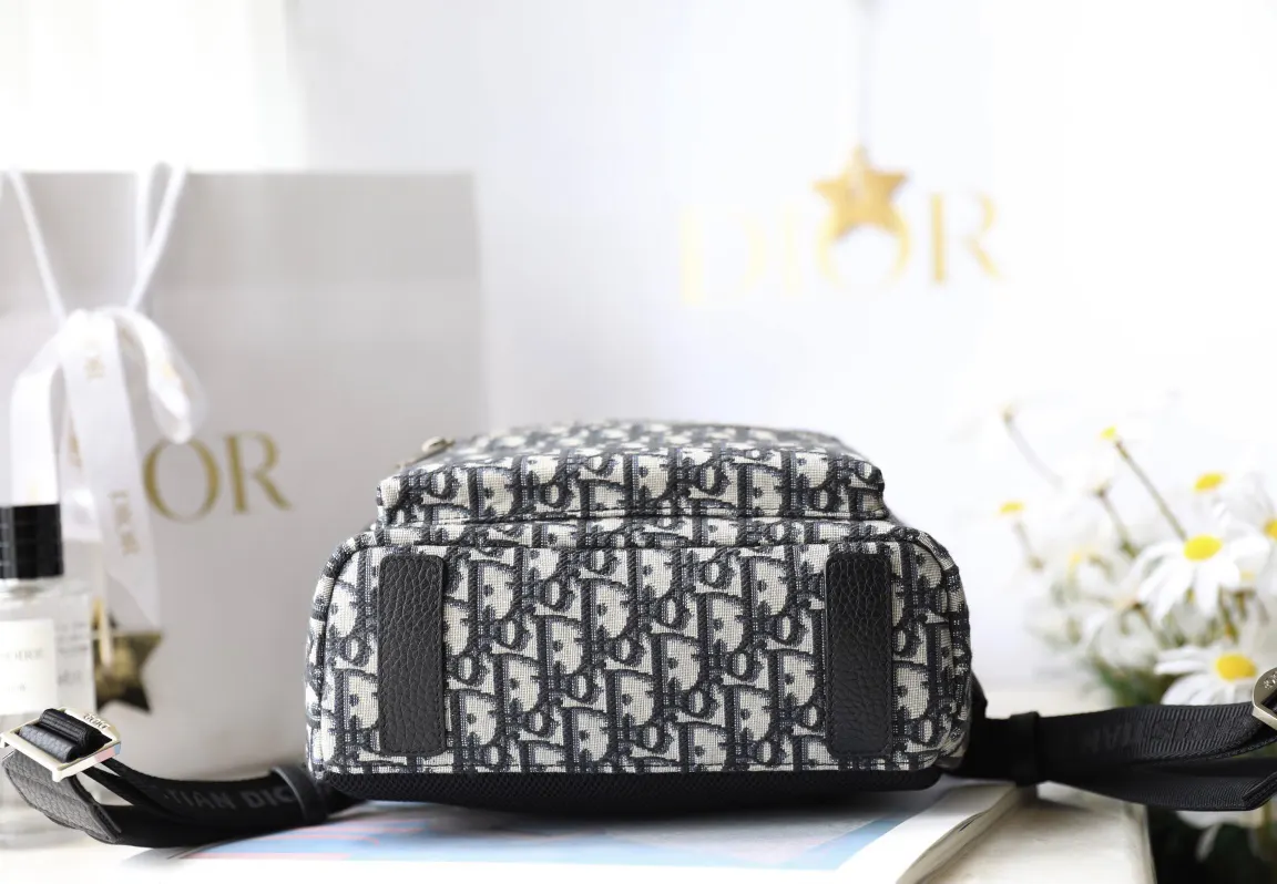 Dior 老花 批 ➿Oblique復古老花雙肩背包 DR 雙肩包 实用雙肩款