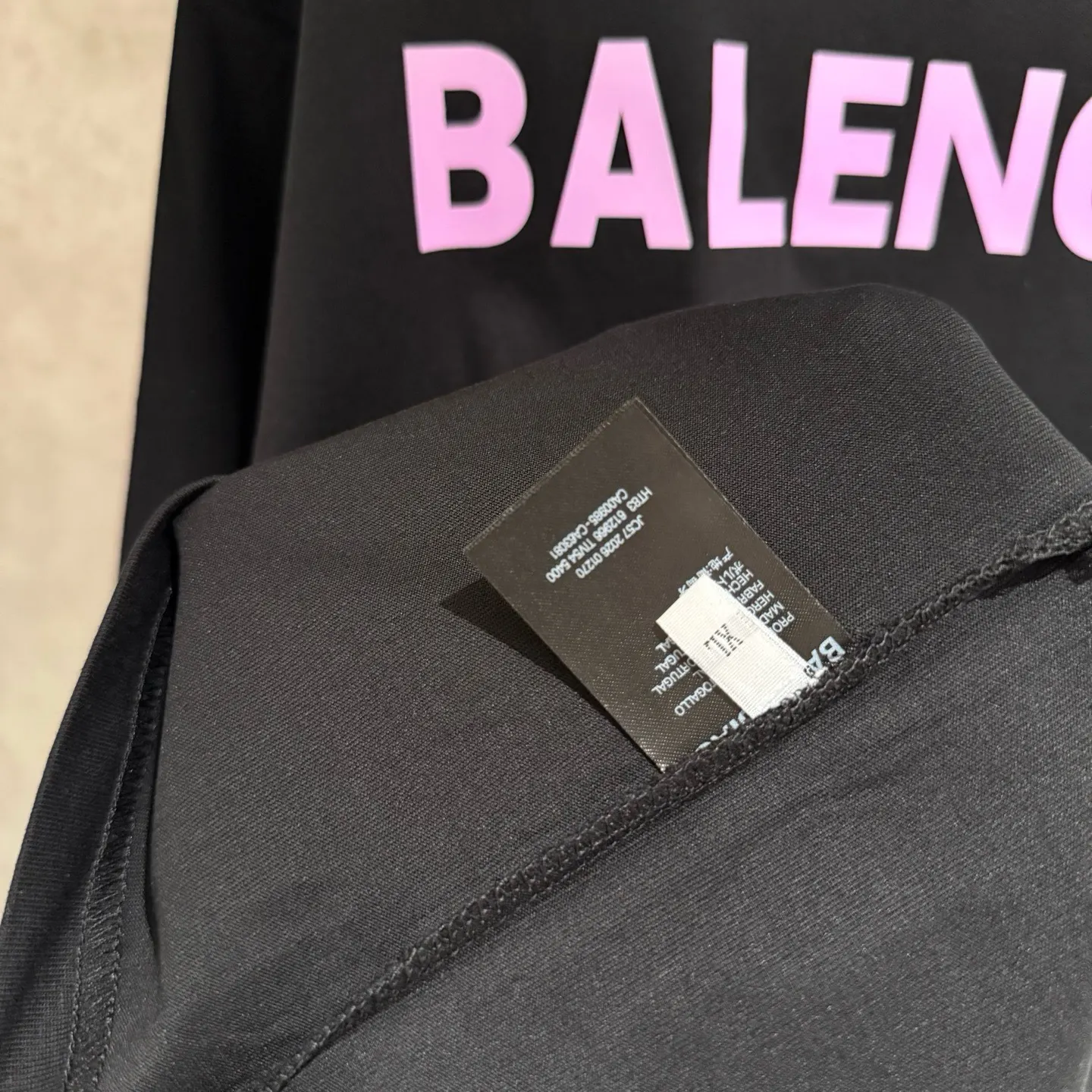 Balenciaga Logo Short Sleeve T-Shirt Street