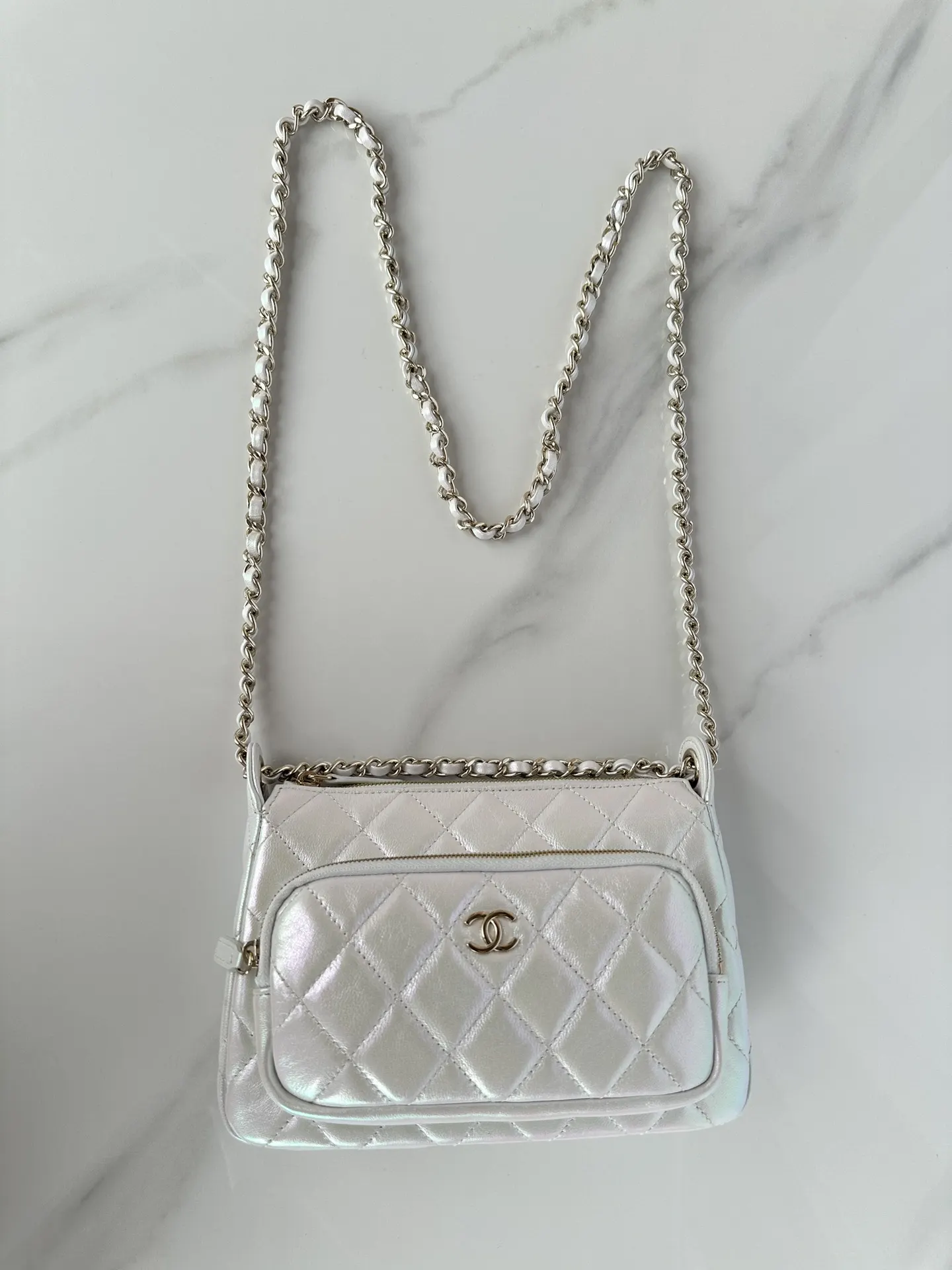 Chanel 羊皮 链条包