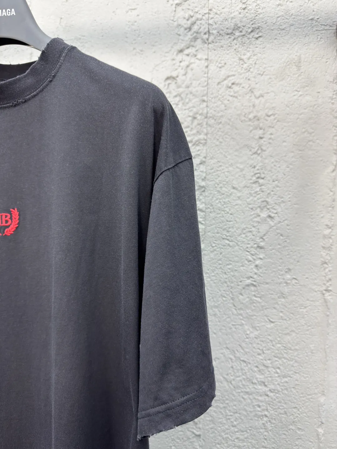 Balenciaga 黑色 Logo 短袖T恤
