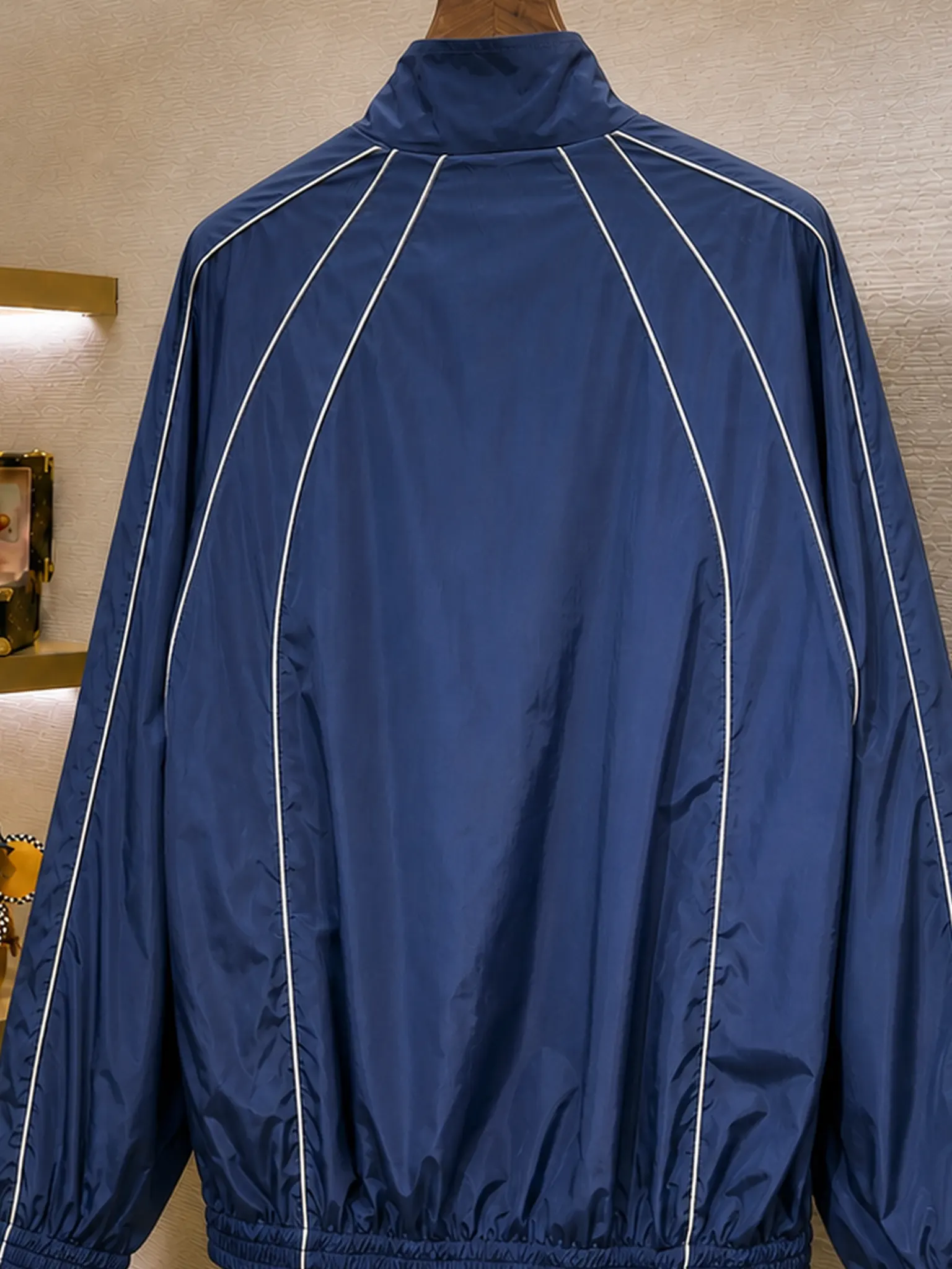 Balenciaga Blue Nylon Sport Jacket