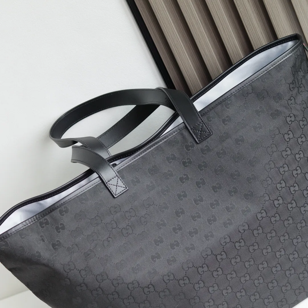Gucci Black White Tote Bag Image 11 Gucci Black White Tote Bag Image 11