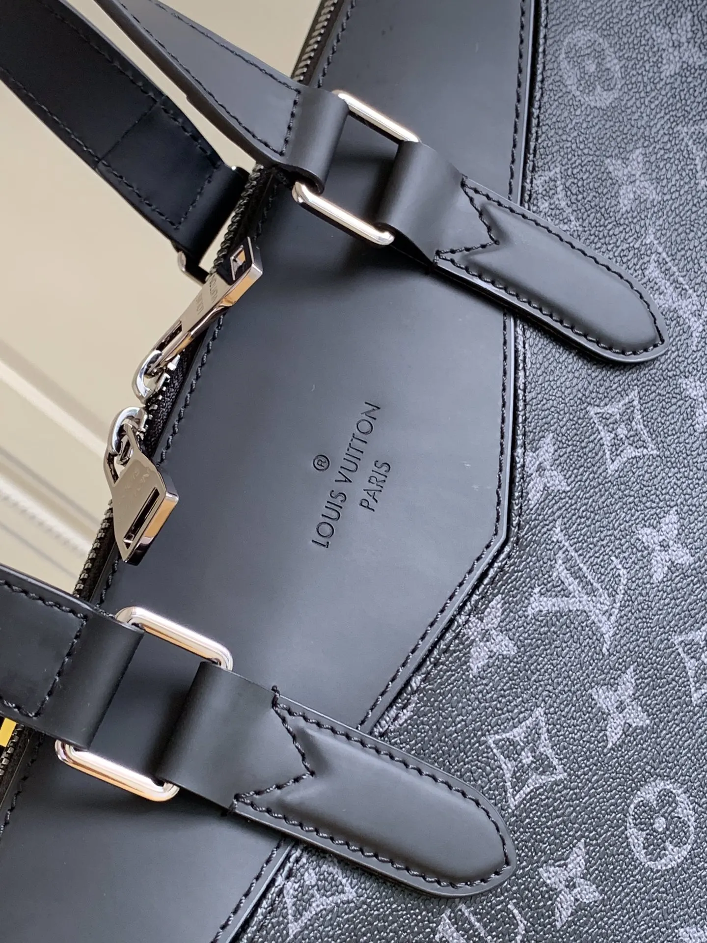 LV 黑色 老花 公文包 精选款