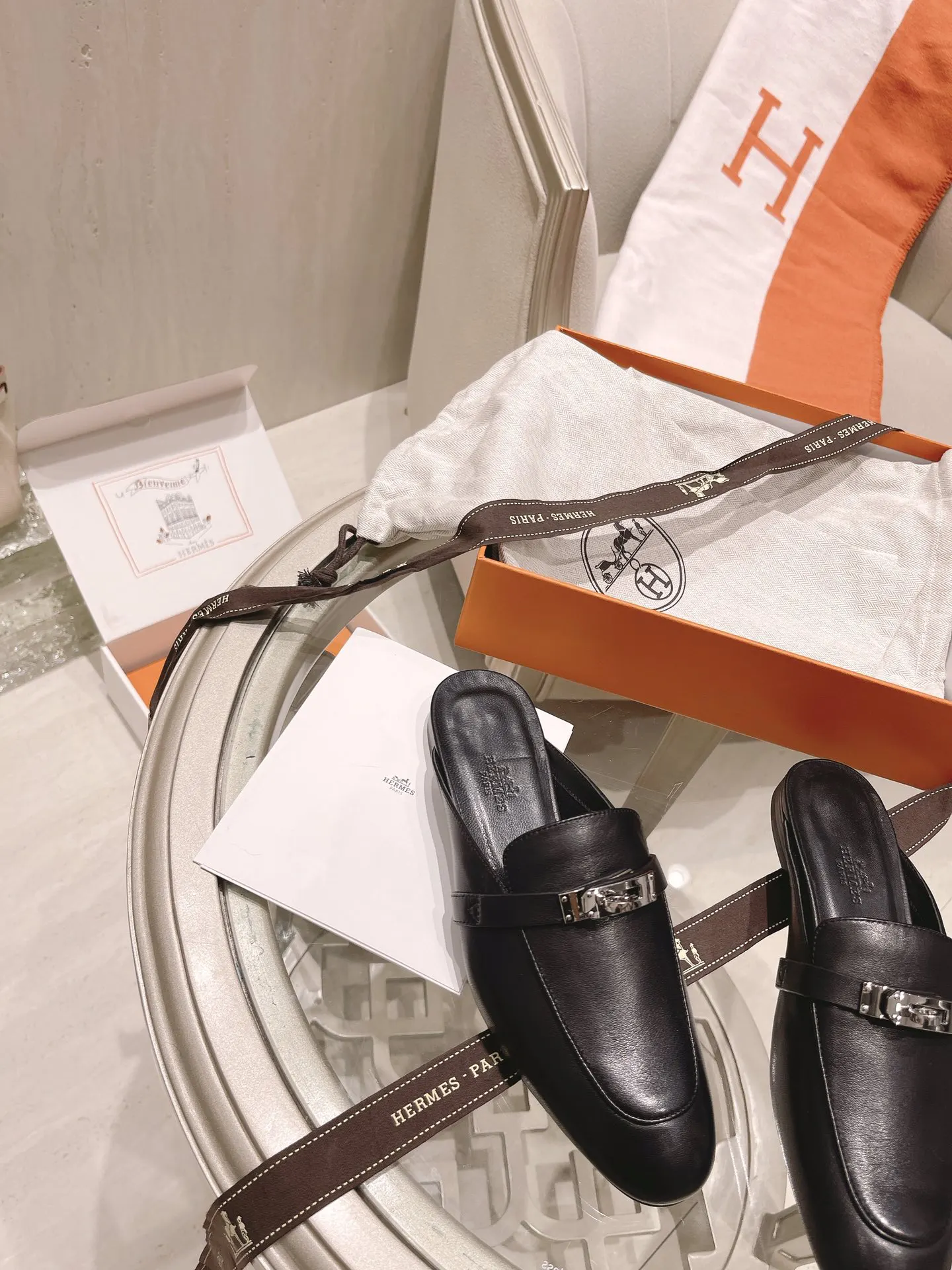 Hermès Calfskin Loafers