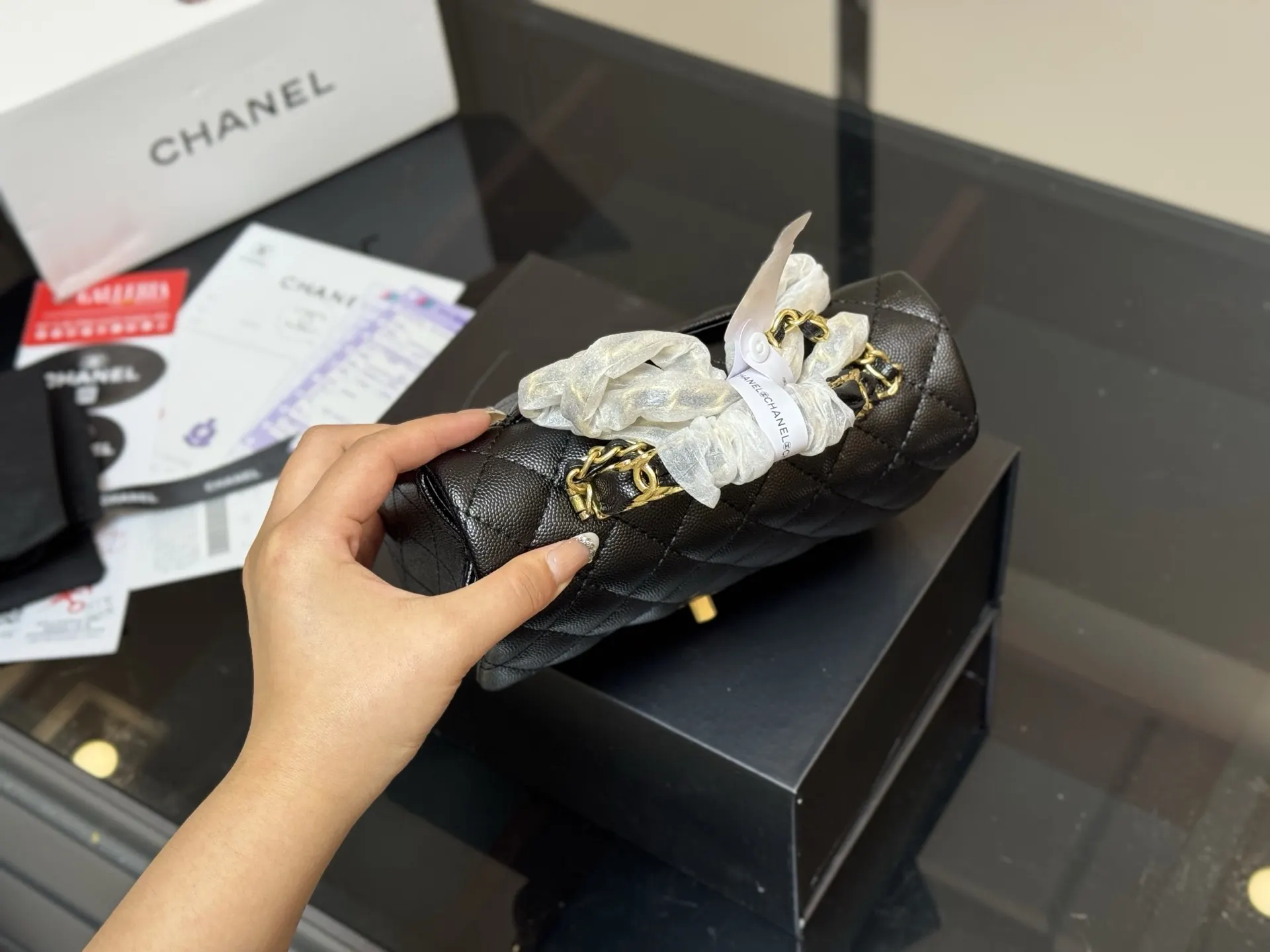 CHANEL mini 手提包 通勤手提款
