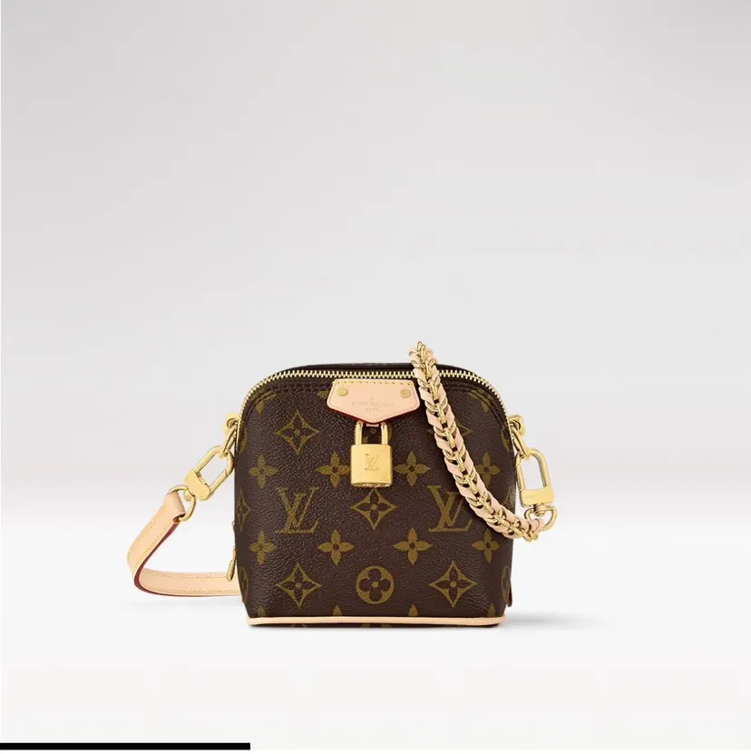 Monogram Chain Bag Leather