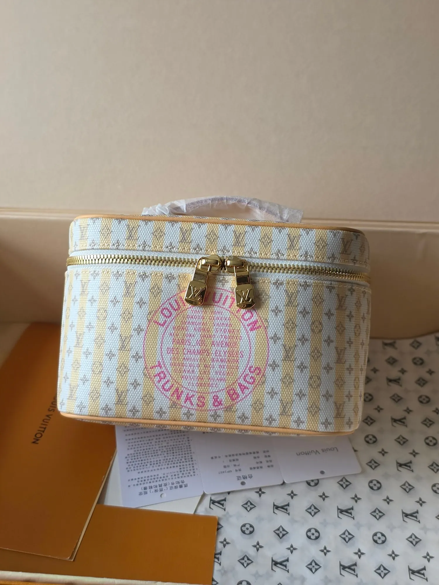 LV 帆布 化妝包 便携收納款