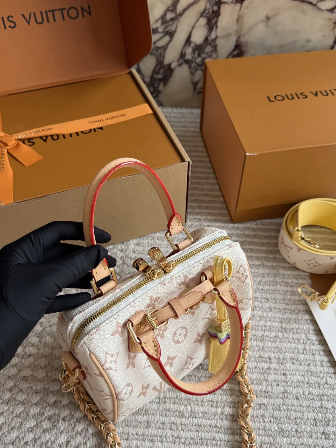 LV Speedy 枕头包 小枕头包 密封 对NANO 旅行包 大容量旅行款