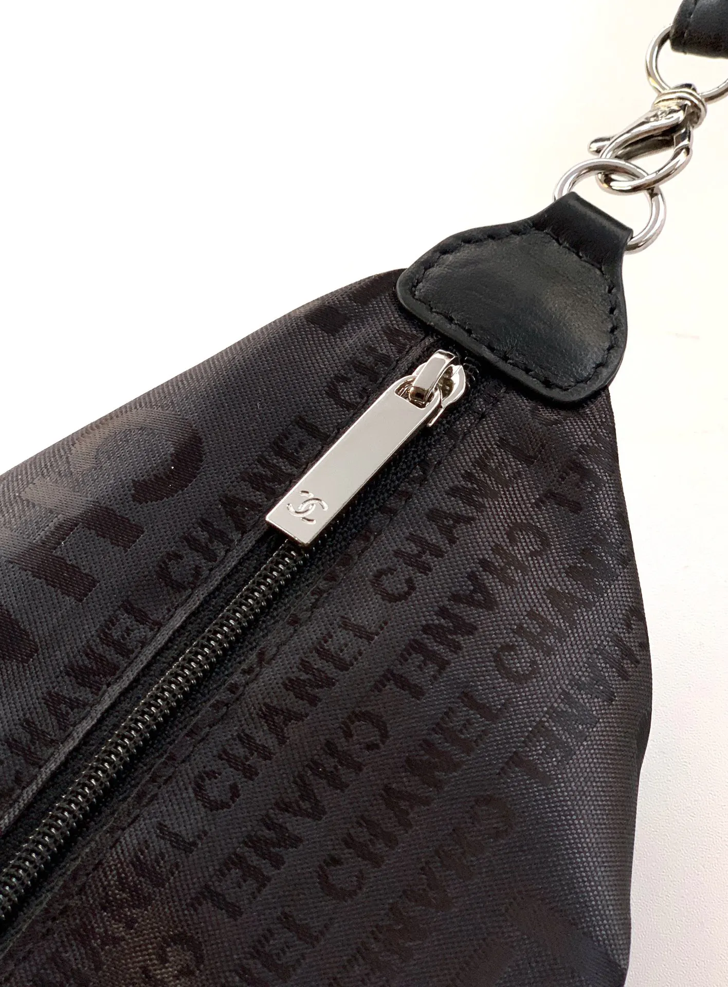 CHANEL 黑色 牛仔 羊皮 托特包 大容量托特款