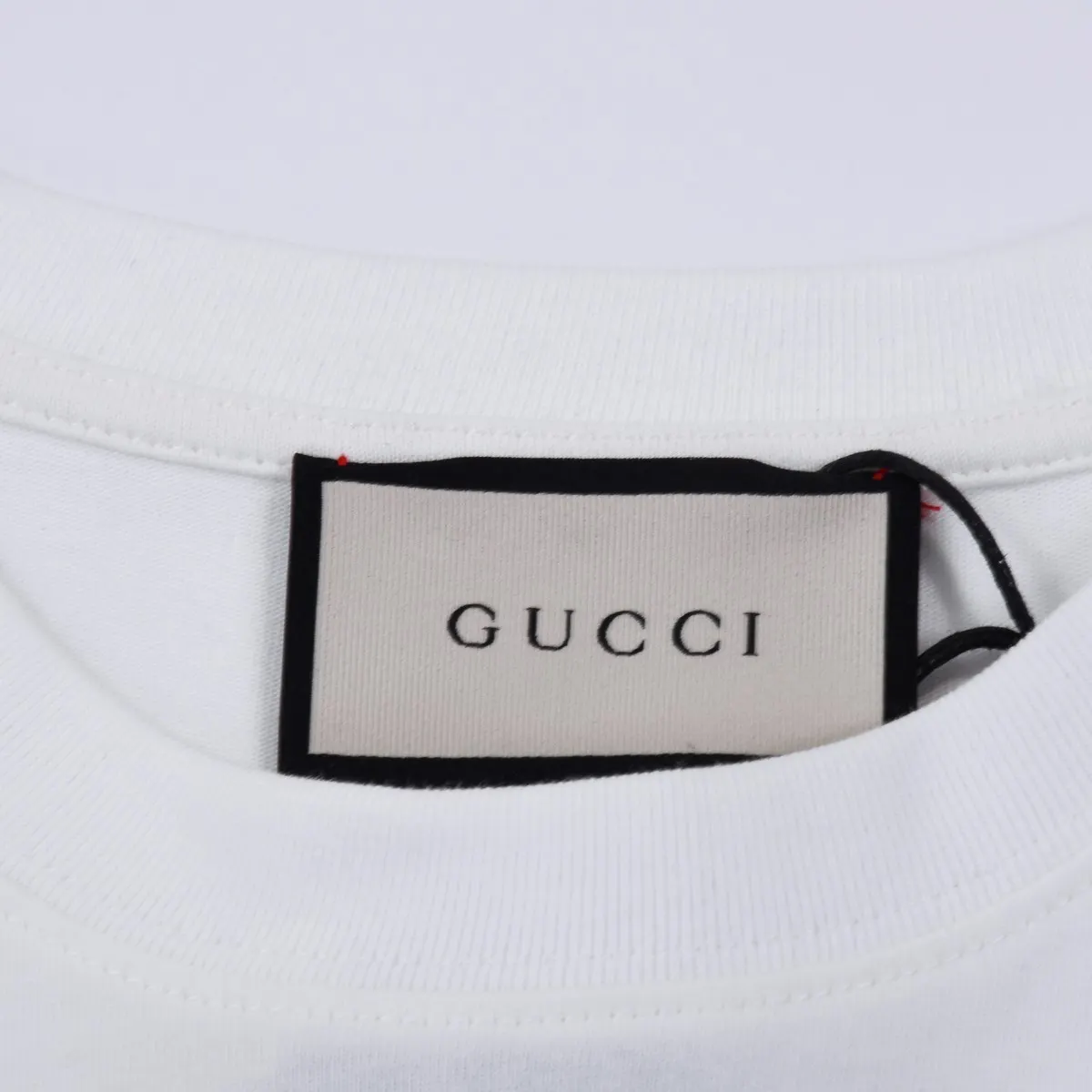 Gucci Print Cotton Short Sleeve T-Shirt