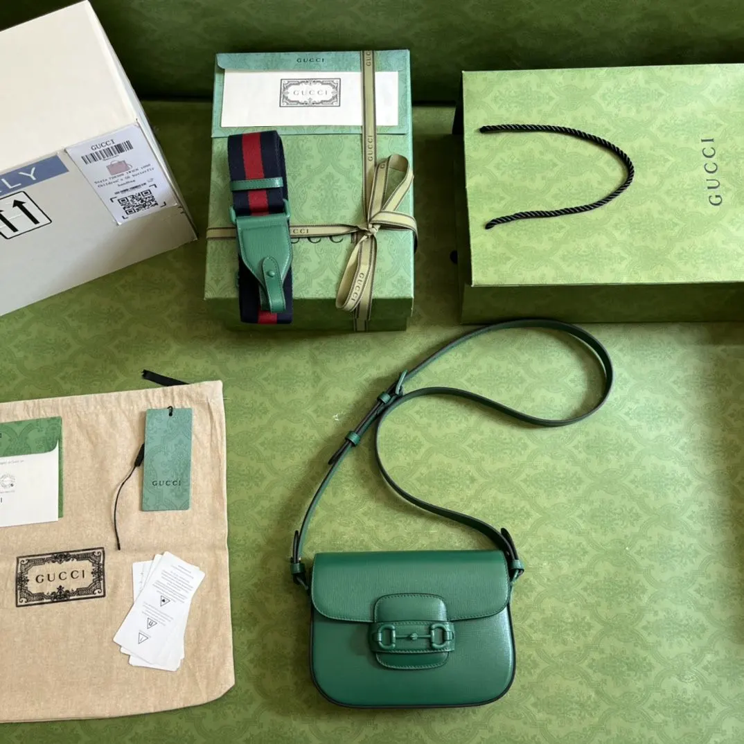 Gucci Horsebit 1955 Monogram Buckle Shoulder Backpack One Messenger Image 9 Gucci Horsebit 1955 Monogram Buckle Shoulder Backpack One Messenger Image 9