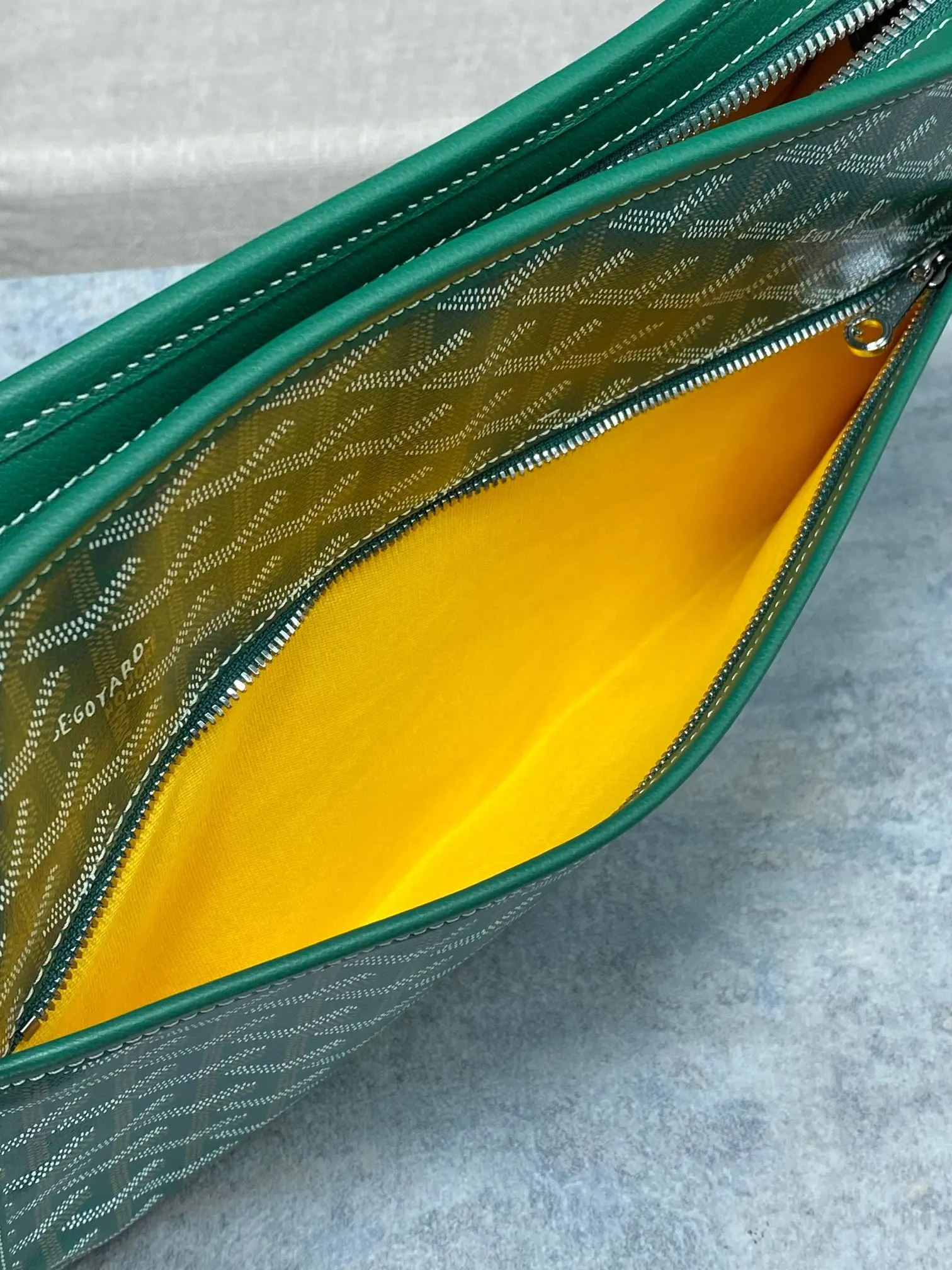 Goyard 黄色 牛皮 化妝包 精選款(數字18) Goyard 黄色 牛皮 化妝包 精選款(數字18)