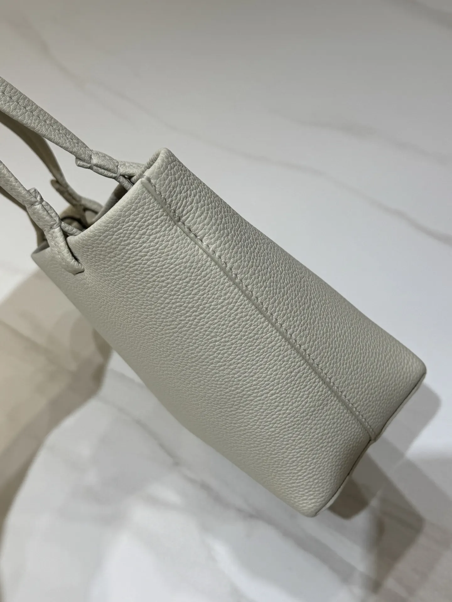 White Tote Bag Leather