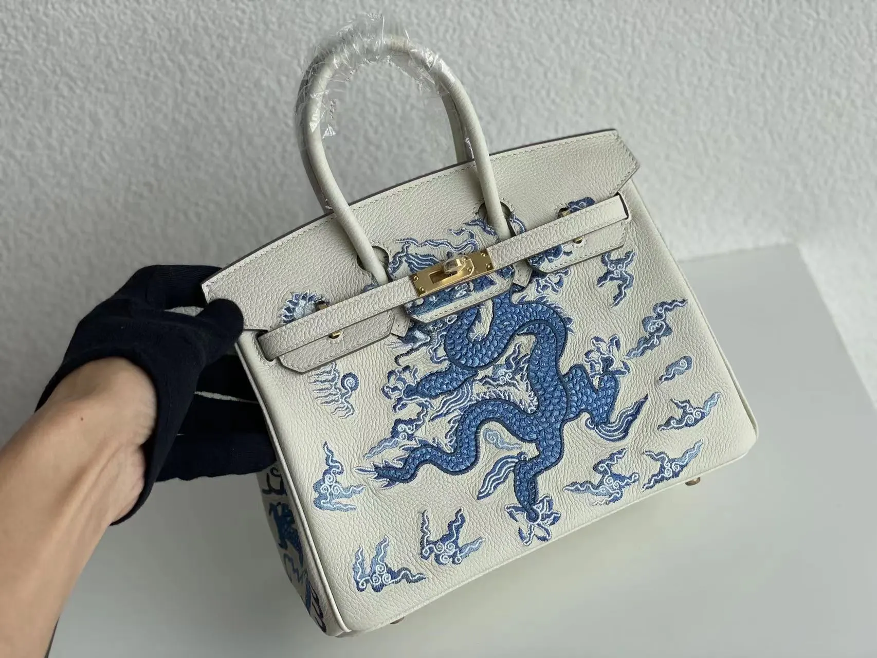 Hermès Birkin 奶昔白 Togo牛皮 手提包 25cm