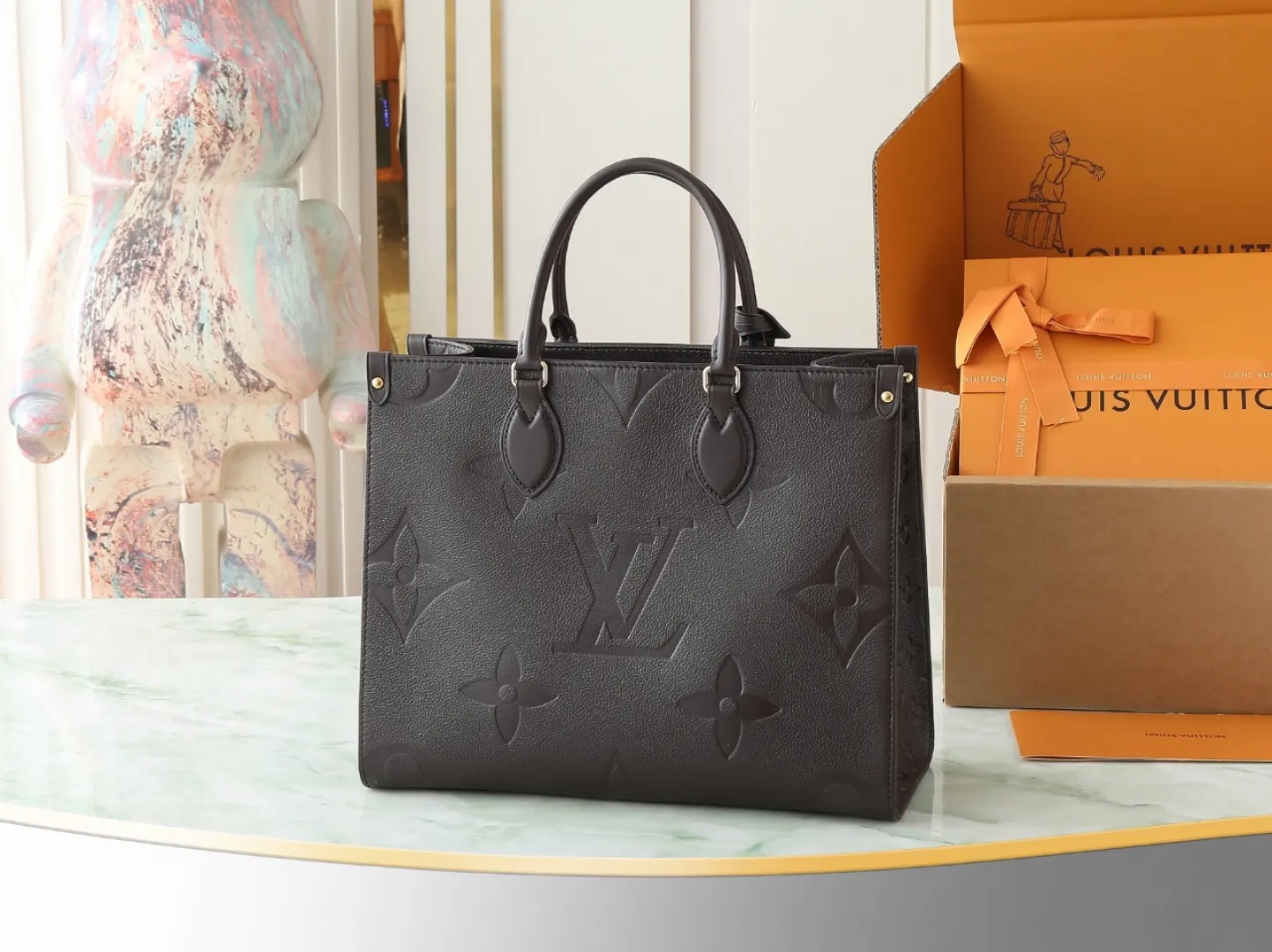 Louis Vuitton Gold Tote Bag Commuter | ORBUYBAG