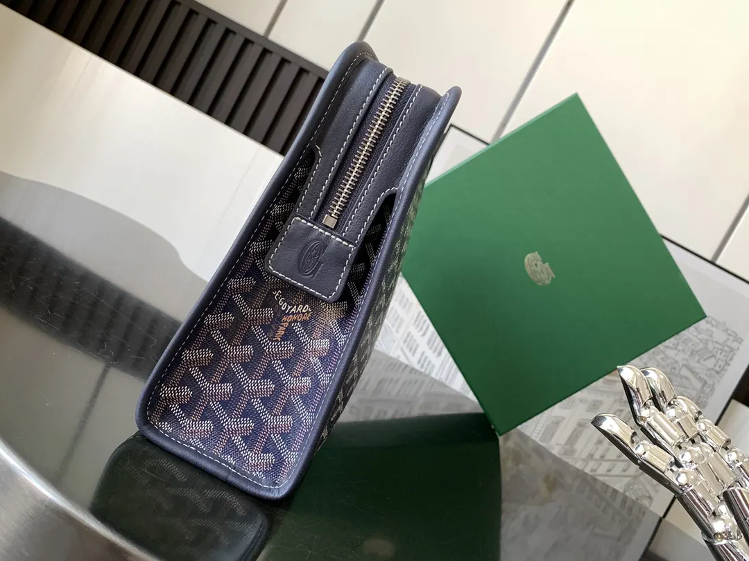 Goyard 深藍 化妝包 便携收納款