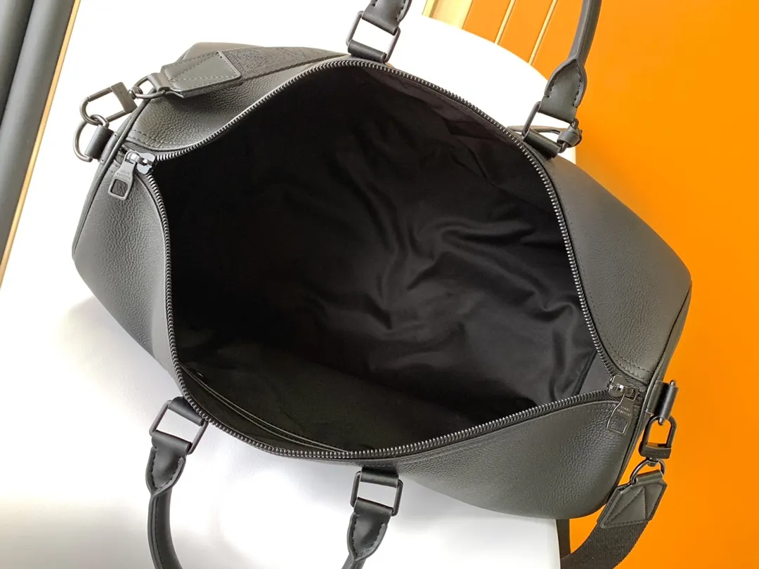 LV Keepall 黑色 牛皮 旅行包 大容量旅行款