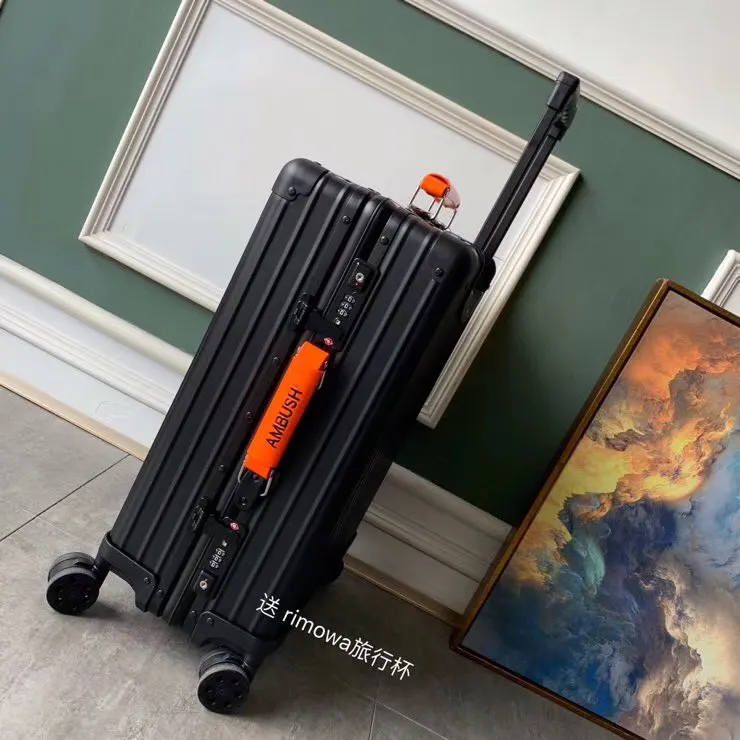 黑色 銀色 RIMOWA AM 聯名款 行李箱 旅行拉杆款 輕便出行款