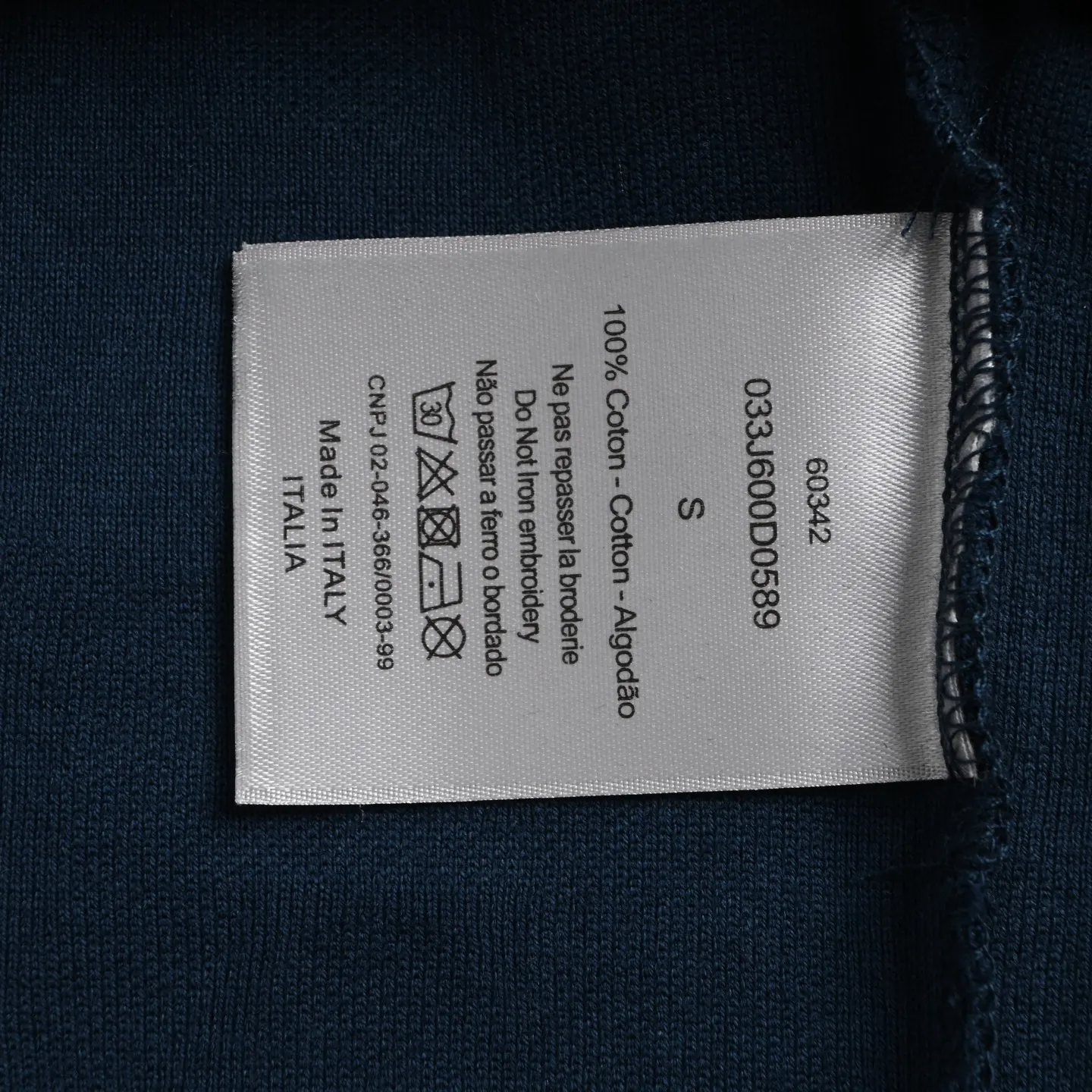DIOR 字母 刺绣 短袖T恤 休闲百搭款