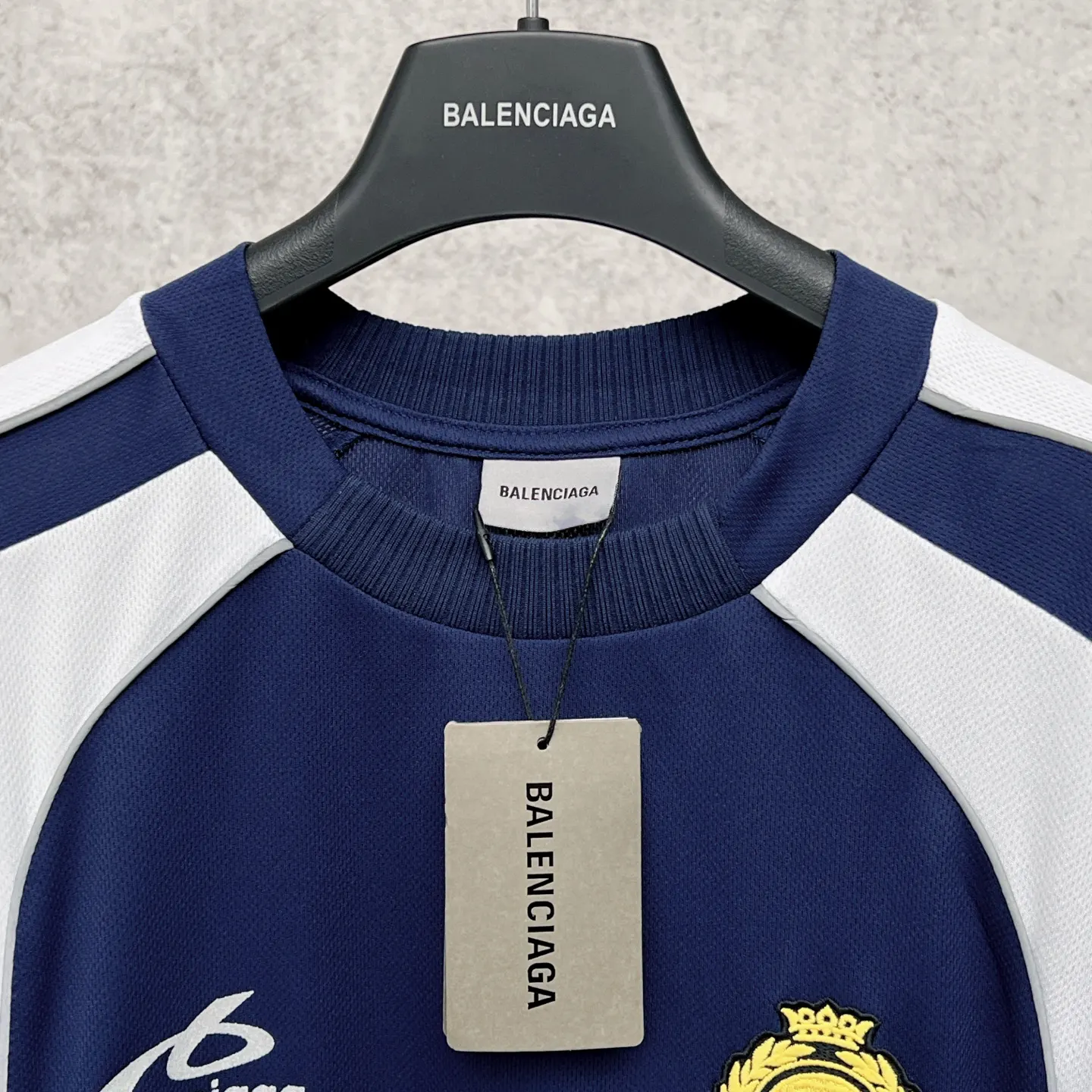 Balenciaga 黑色 Logo 短袖T恤 宽松休闲