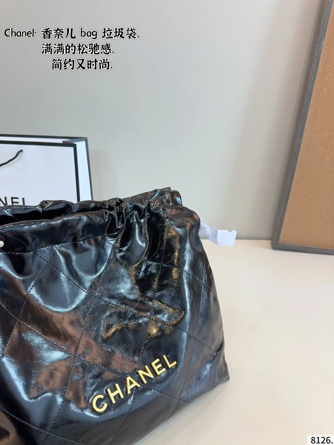 CHANEL 早春系列 鏈條⛓ 垃圾袋购物 鏈條包 精致鏈條款
