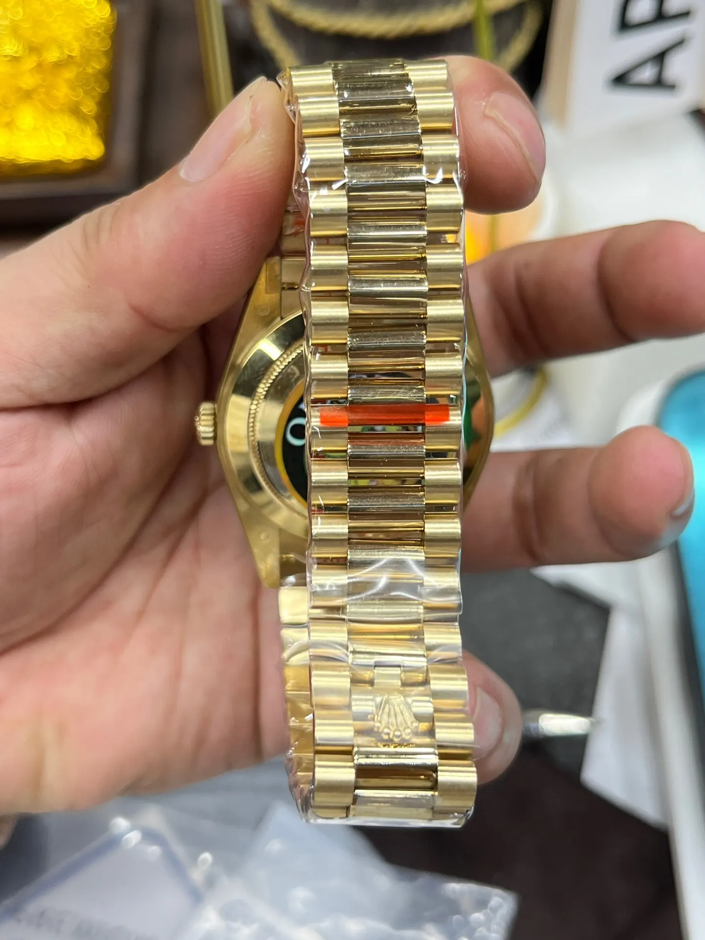 Rolex QF劳力士黑冰糖 重 4克 手錶 經典腕表款