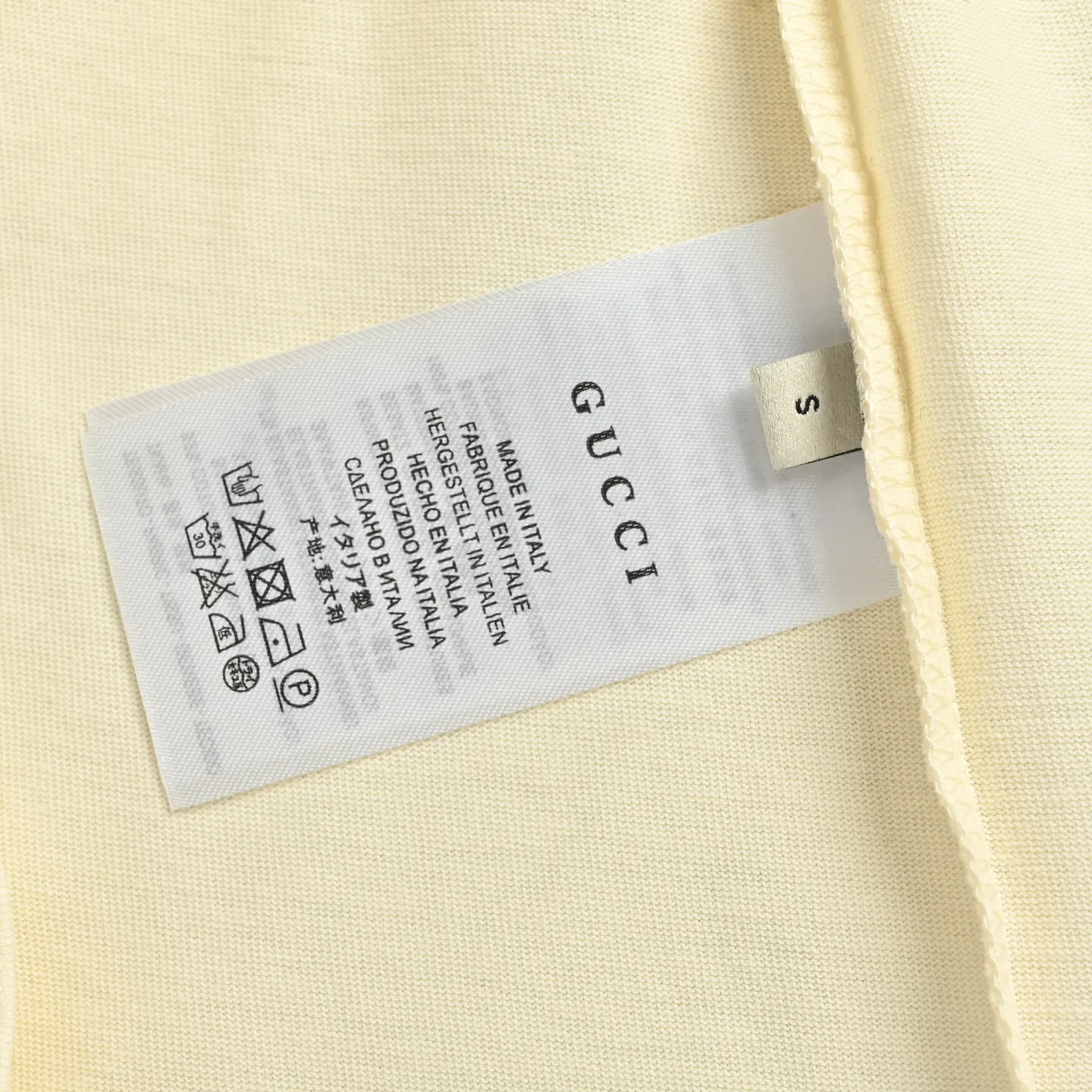 Gucci 23Ss Letter Print Short Sleeve T-Shirt